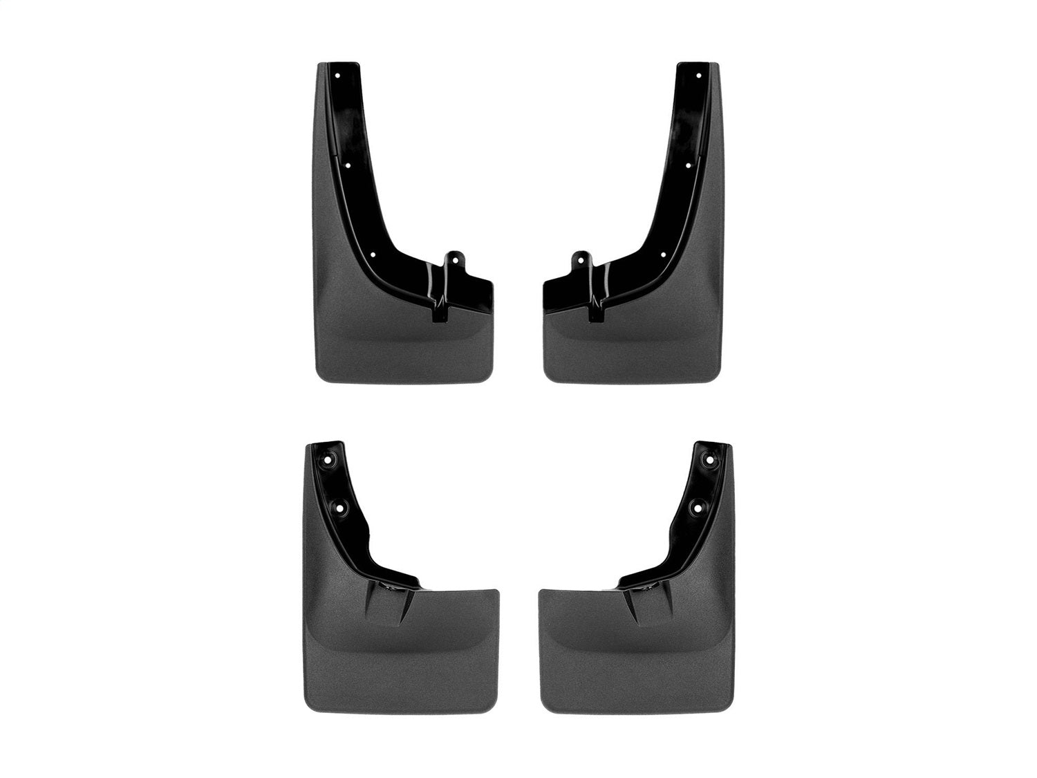 Weathertech 110156-120156 MudFlap No-Drill DigitalFit® MudFlap Kit; Black; Weathertech 110156-120156