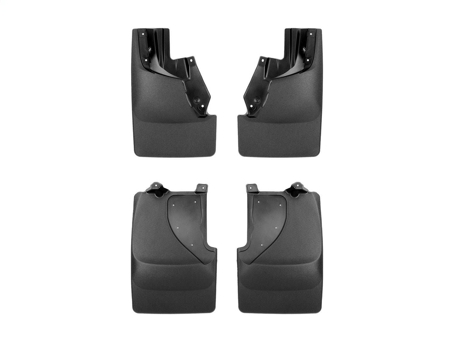 Weathertech 110162-120162 MudFlap No-Drill DigitalFit® MudFlap Kit; Black; Weathertech 110162-120162