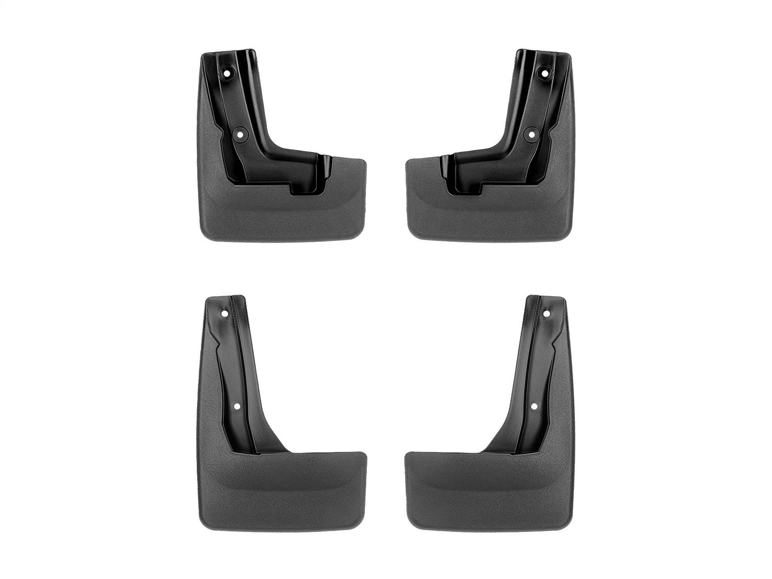Weathertech 110163-120163 MudFlap No-Drill DigitalFit® MudFlap Kit; Black; Weathertech 110163-120163