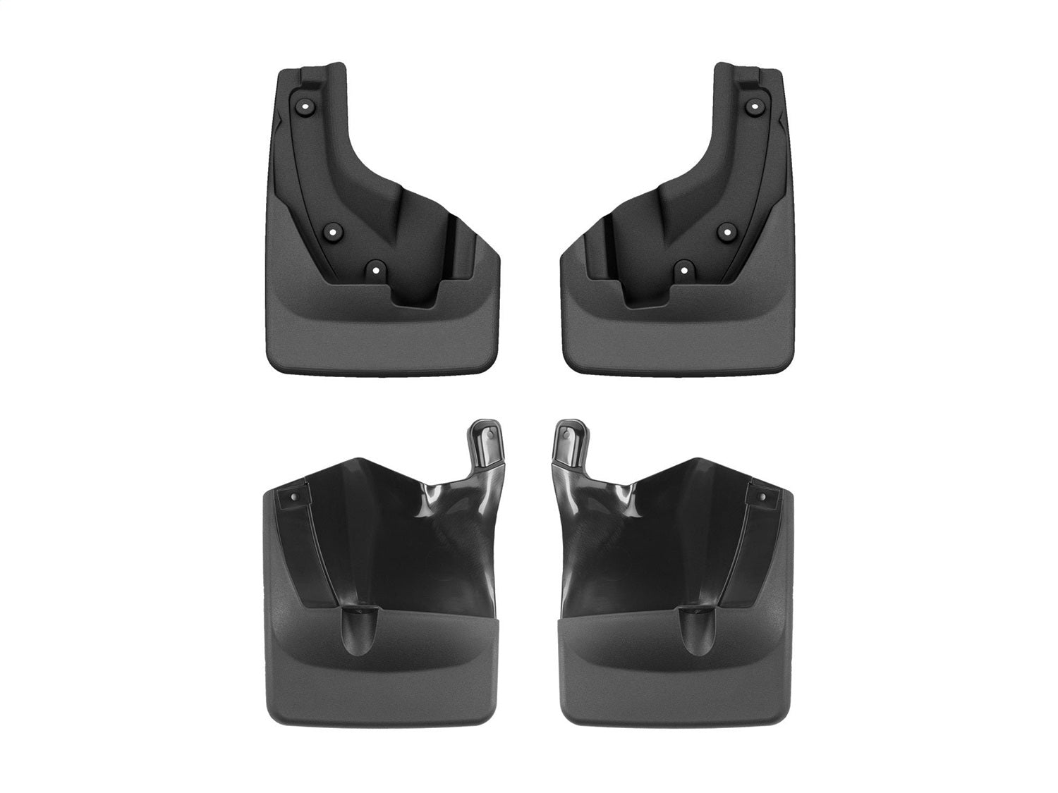 Weathertech 110167-120101 MudFlap No-Drill DigitalFit® MudFlap Kit; Black; Weathertech 110167-120101