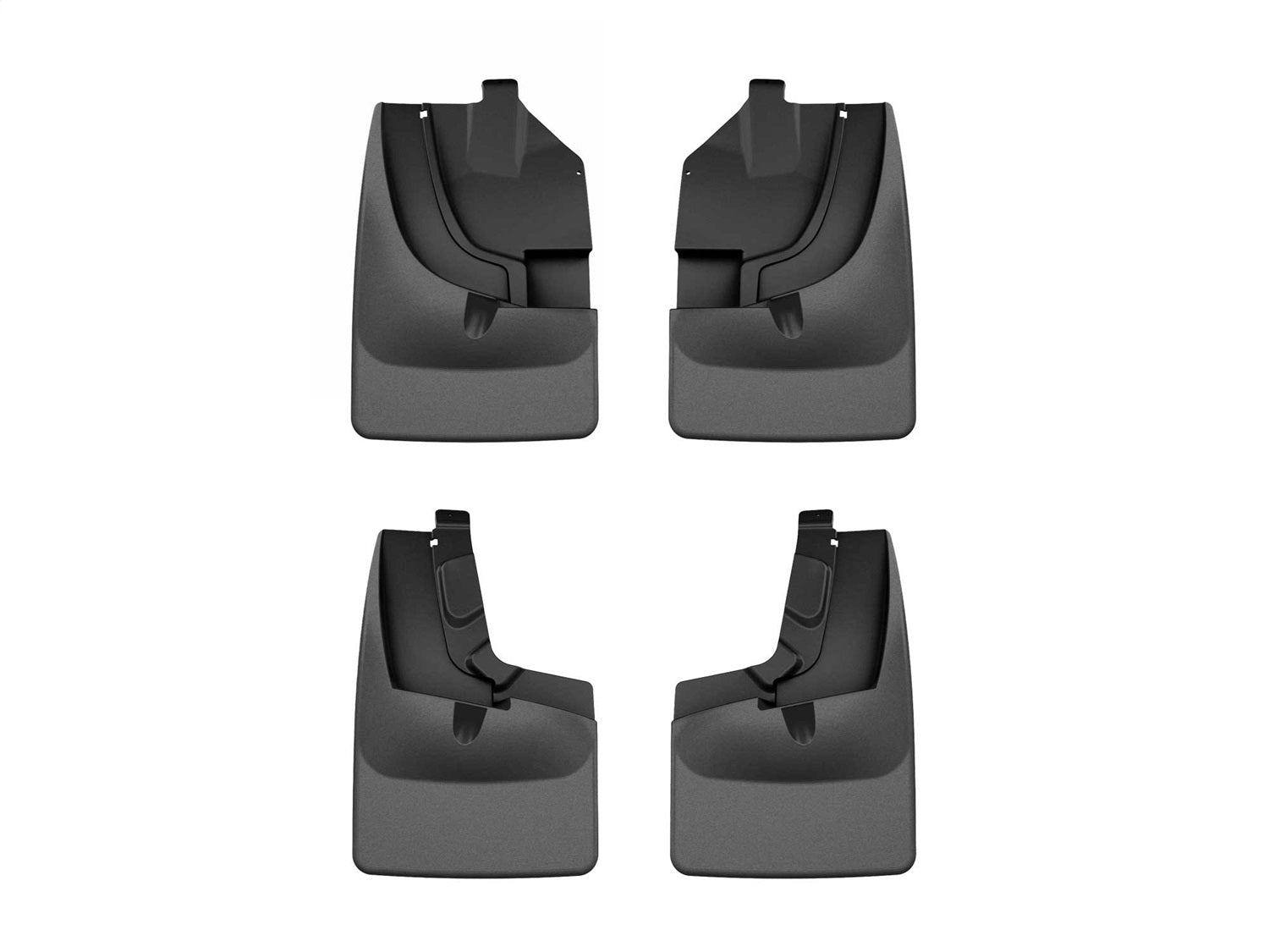 Weathertech 110169-120169 MudFlap No-Drill DigitalFit® MudFlap Kit; Black; Weathertech 110169-120169