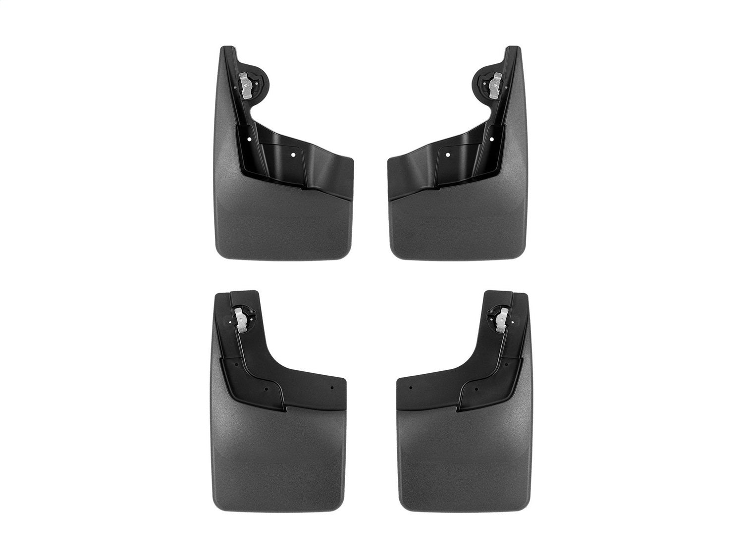 Weathertech 110170-120170 MudFlap No-Drill DigitalFit® MudFlap Kit; Black; Weathertech 110170-120170