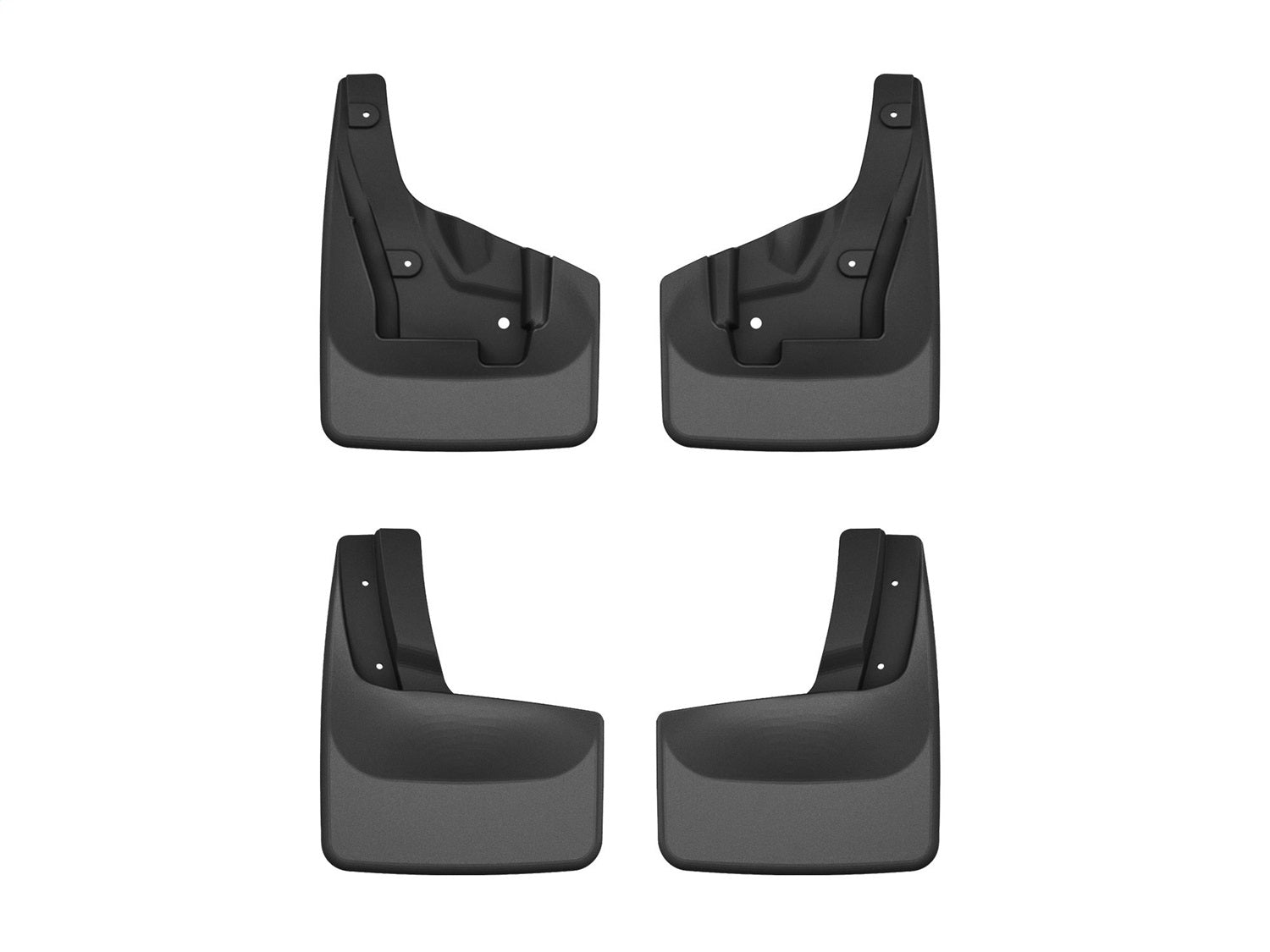 Weathertech 110175-120167 MudFlap No-Drill DigitalFit® MudFlap Kit; Black; Weathertech 110175-120167