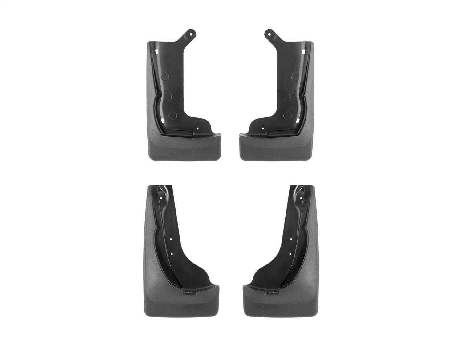Weathertech 110176-120176 MudFlap No-Drill DigitalFit® MudFlap Kit; Black; Weathertech 110176-120176