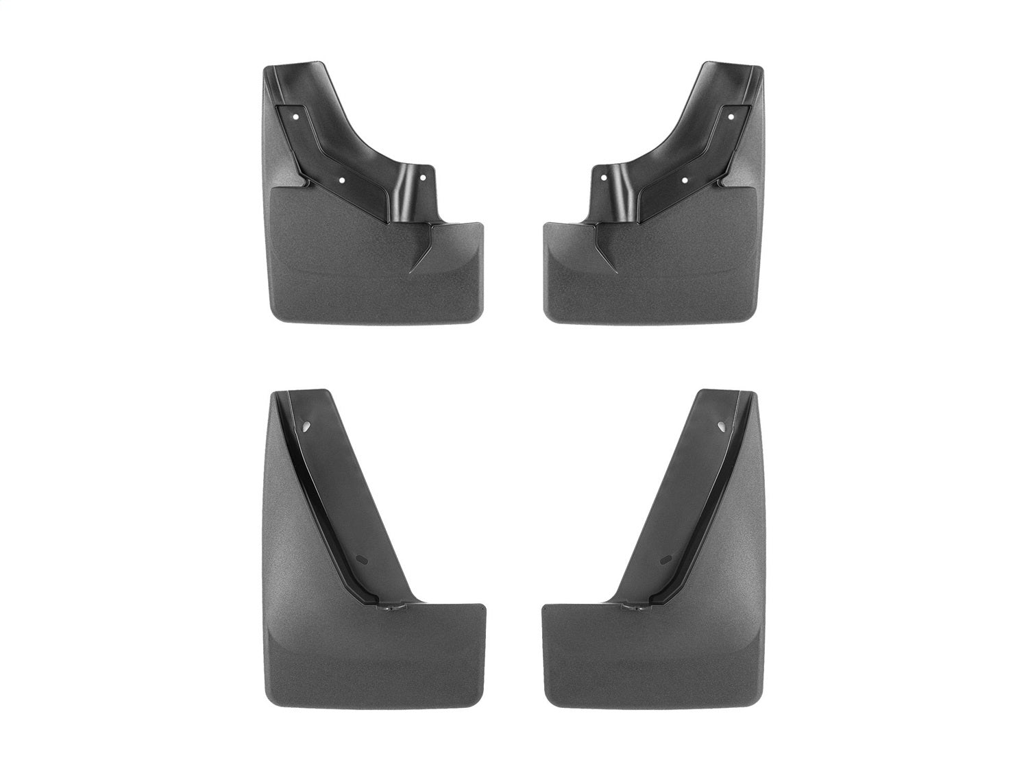 Weathertech 110177-120177 MudFlap No-Drill DigitalFit® MudFlap Kit; Black; Weathertech 110177-120177