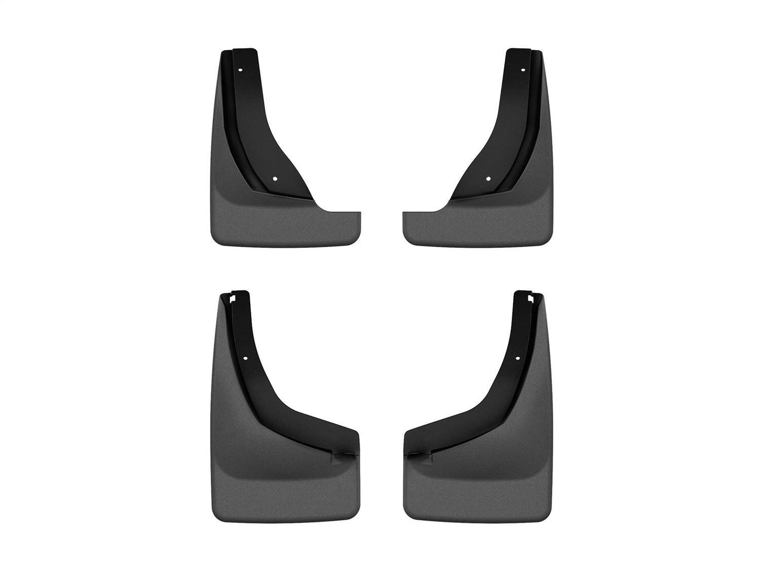 Weathertech 110178-120178 MudFlap No-Drill DigitalFit® MudFlap Kit; Black; Weathertech 110178-120178