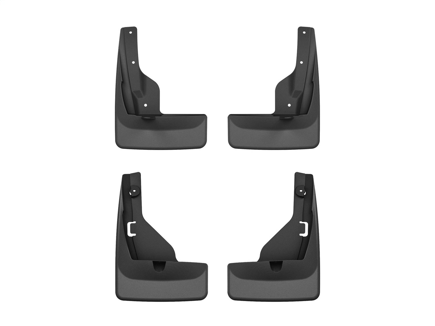 Weathertech 110179-120179 MudFlap No-Drill DigitalFit® MudFlap Kit; Black; Weathertech 110179-120179