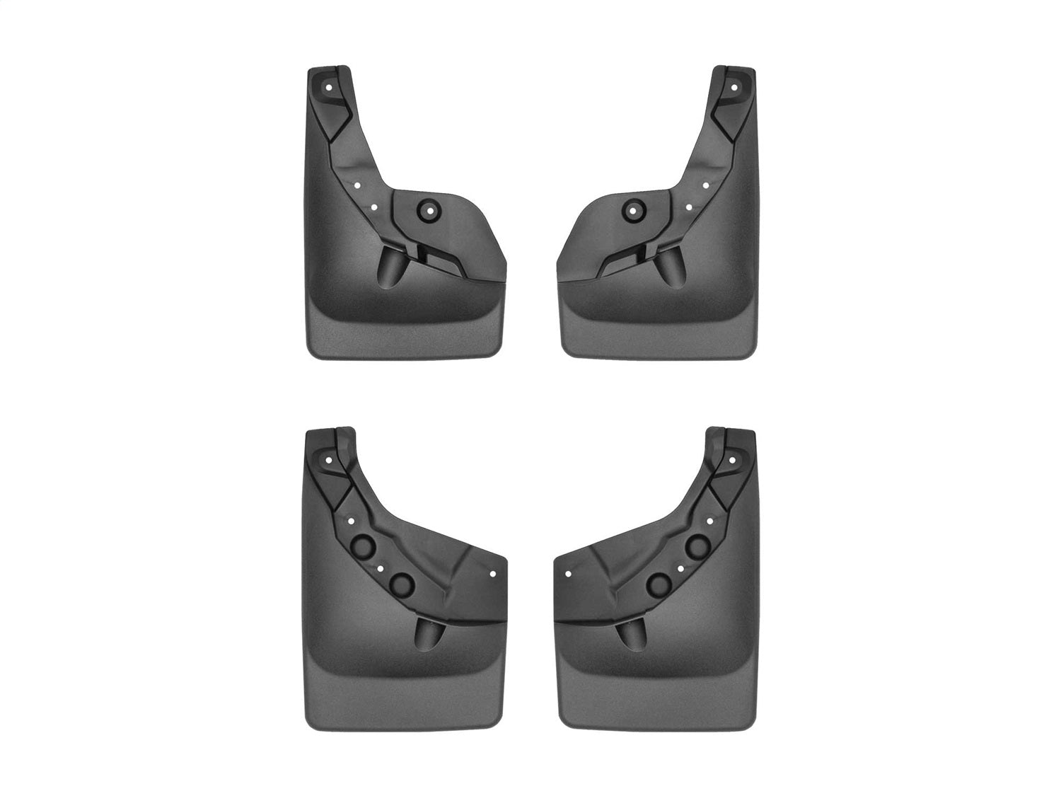 Weathertech 110182-120182 MudFlap No-Drill DigitalFit® MudFlap Kit; Black; Weathertech 110182-120182