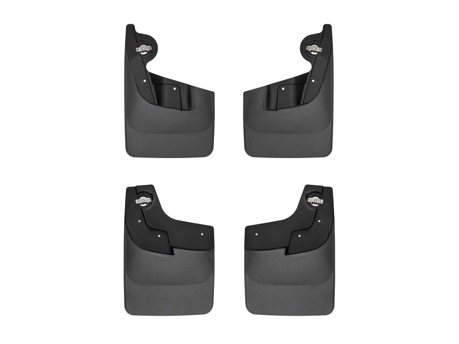 Weathertech 110183-120183 MudFlap No-Drill DigitalFit® MudFlap Kit; Black; Weathertech 110183-120183