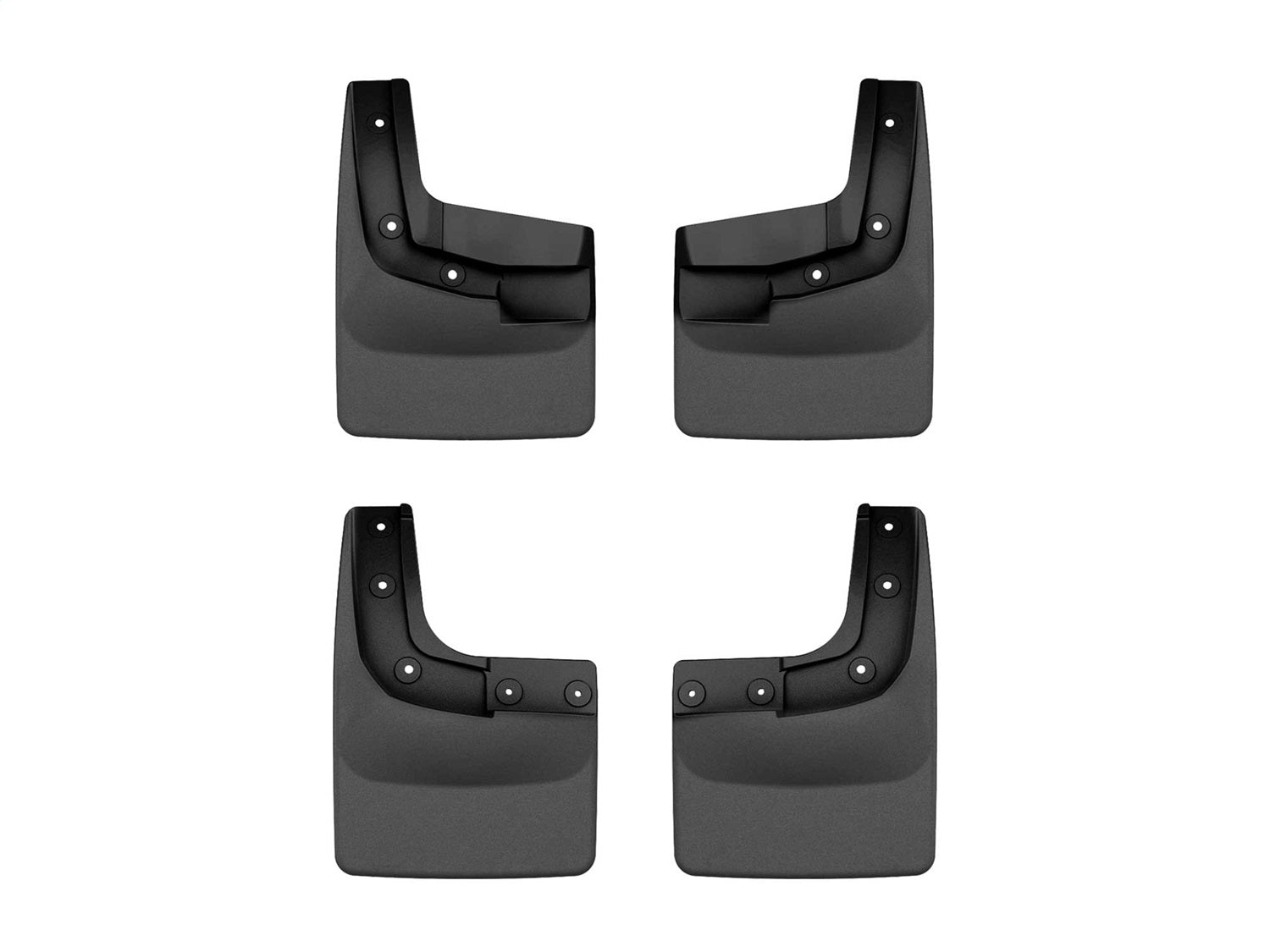 Weathertech 110186-120186 MudFlap No-Drill DigitalFit® MudFlap Kit; Black; Weathertech 110186-120186