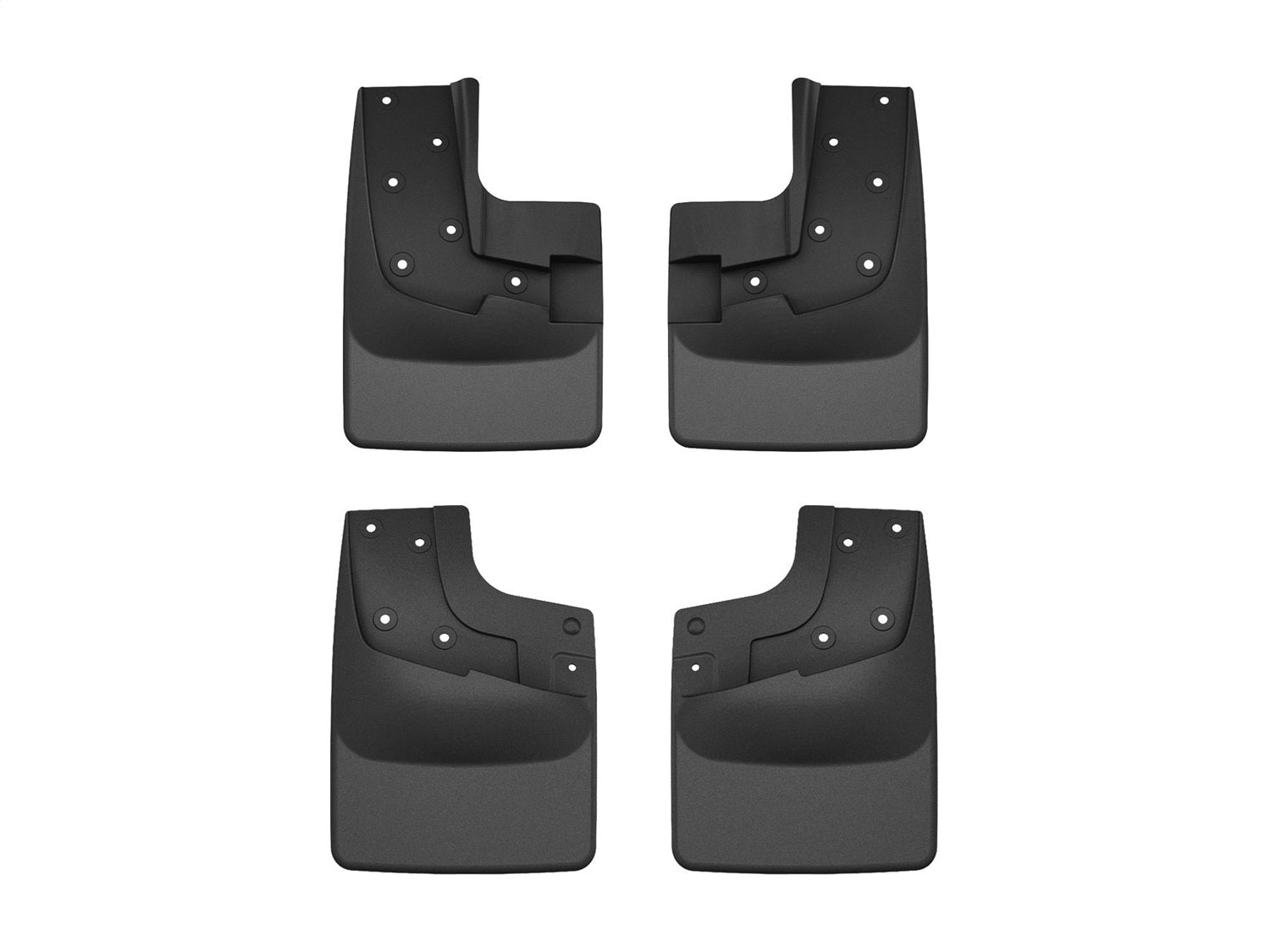 Weathertech 110187-120187 MudFlap No-Drill DigitalFit® MudFlap Kit; Black; Weathertech 110187-120187