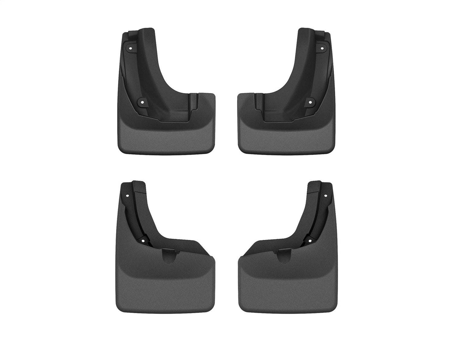 Weathertech 110190-120190 MudFlap No-Drill DigitalFit® MudFlap Kit; Black; Weathertech 110190-120190