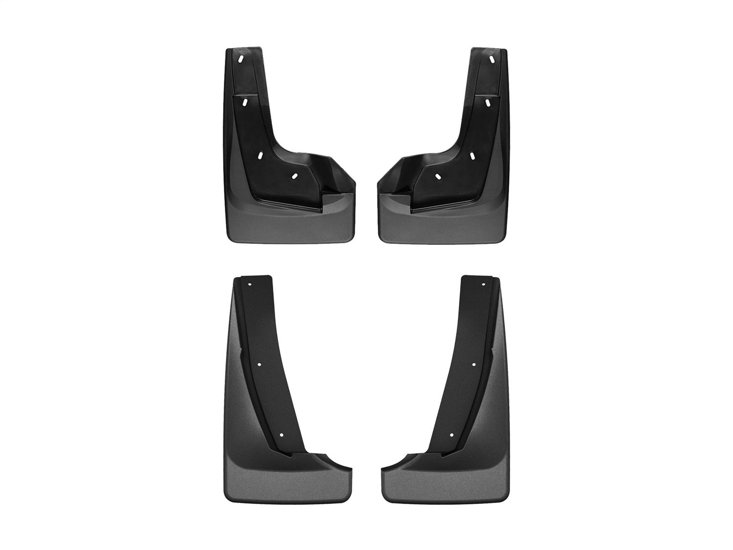 Weathertech 110193-120193 MudFlap No-Drill DigitalFit® MudFlap Kit; Black; Weathertech 110193-120193