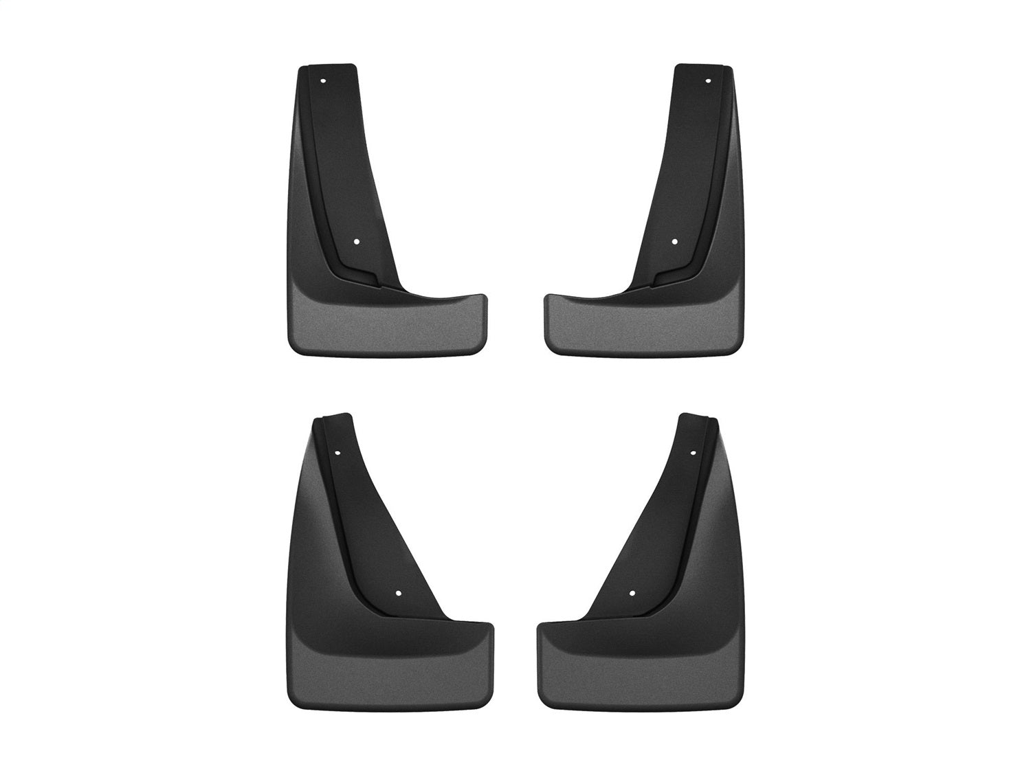 Weathertech 110200-120200 MudFlap No-Drill DigitalFit® MudFlap Kit; Black; Weathertech 110200-120200
