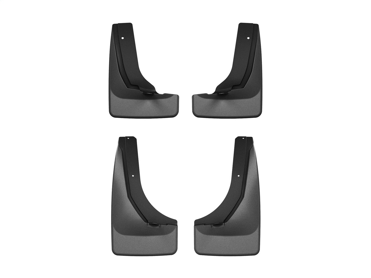 Weathertech 110203-120203 MudFlap No-Drill DigitalFit® MudFlap Kit; Black; Weathertech 110203-120203