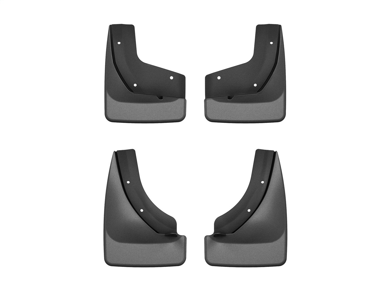 Weathertech 110208-120208 MudFlap No-Drill DigitalFit® MudFlap Kit; Black; Weathertech 110208-120208