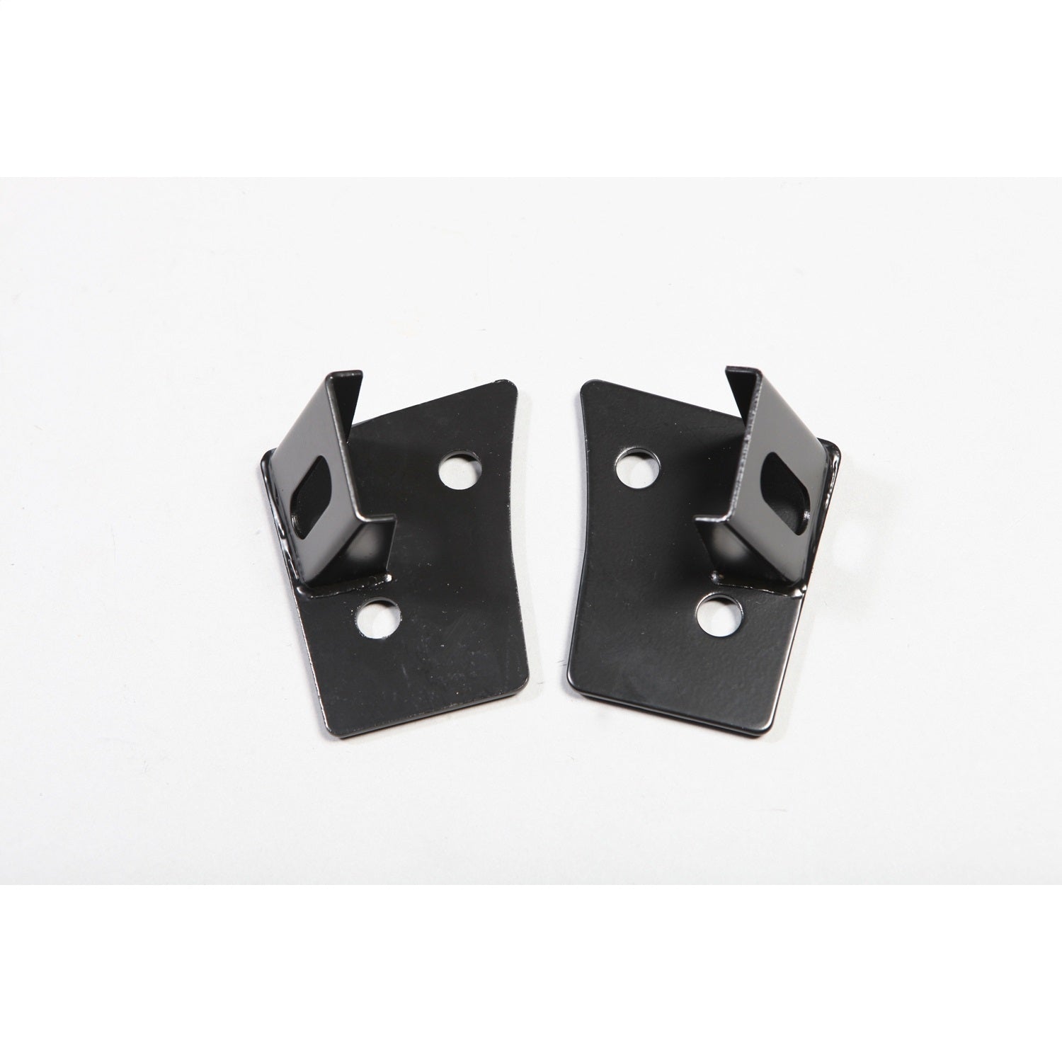 Rugged Ridge 11027.03 Windshield Hinge Light Bracket; Pair; Black; Rugged Ridge 11027.03