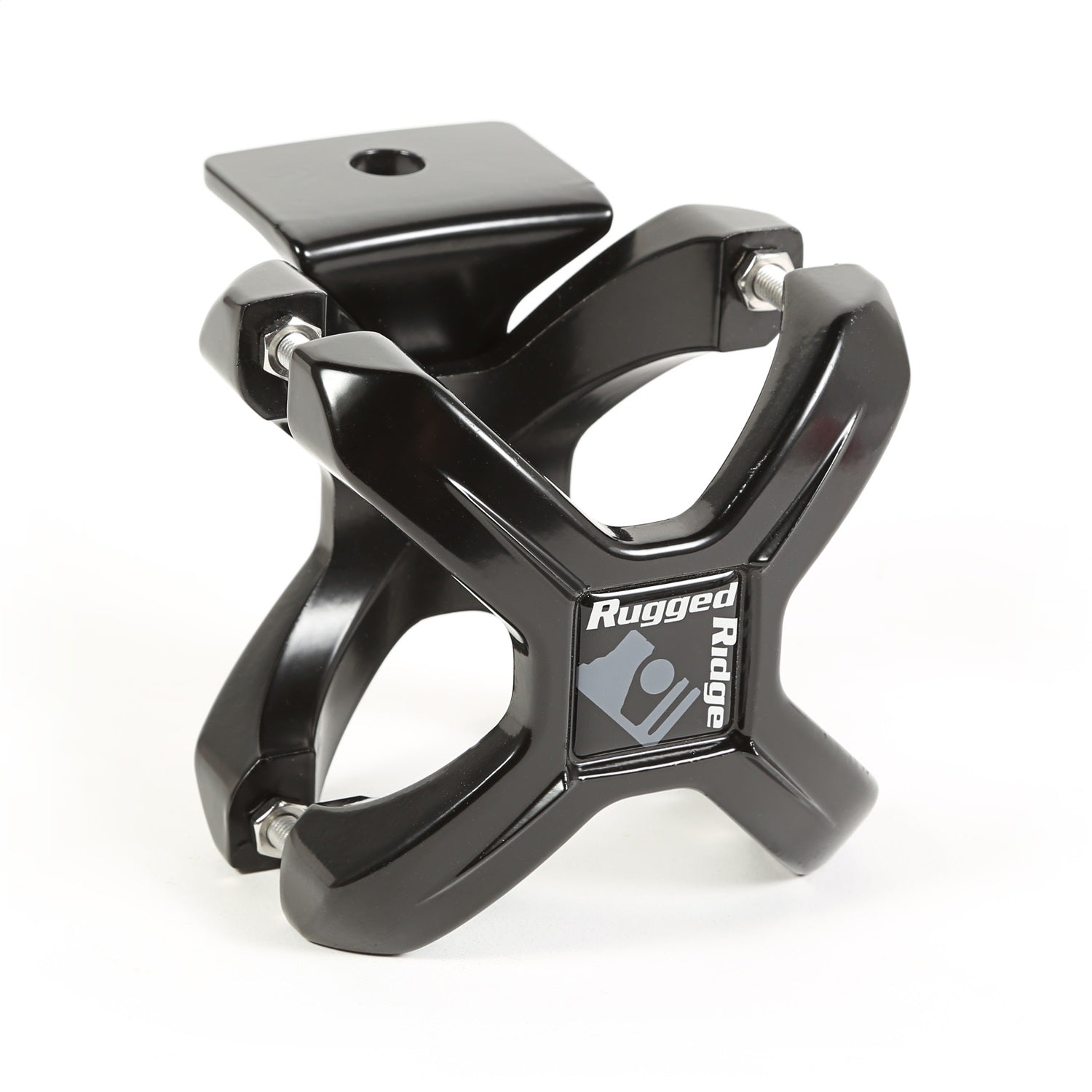 Rugged Ridge 11030.01 X-Clamp Light Mounting Bracket; Fits Tubes From 2.25 in. To 3 in.; Black; Rugged Ridge 11030.01