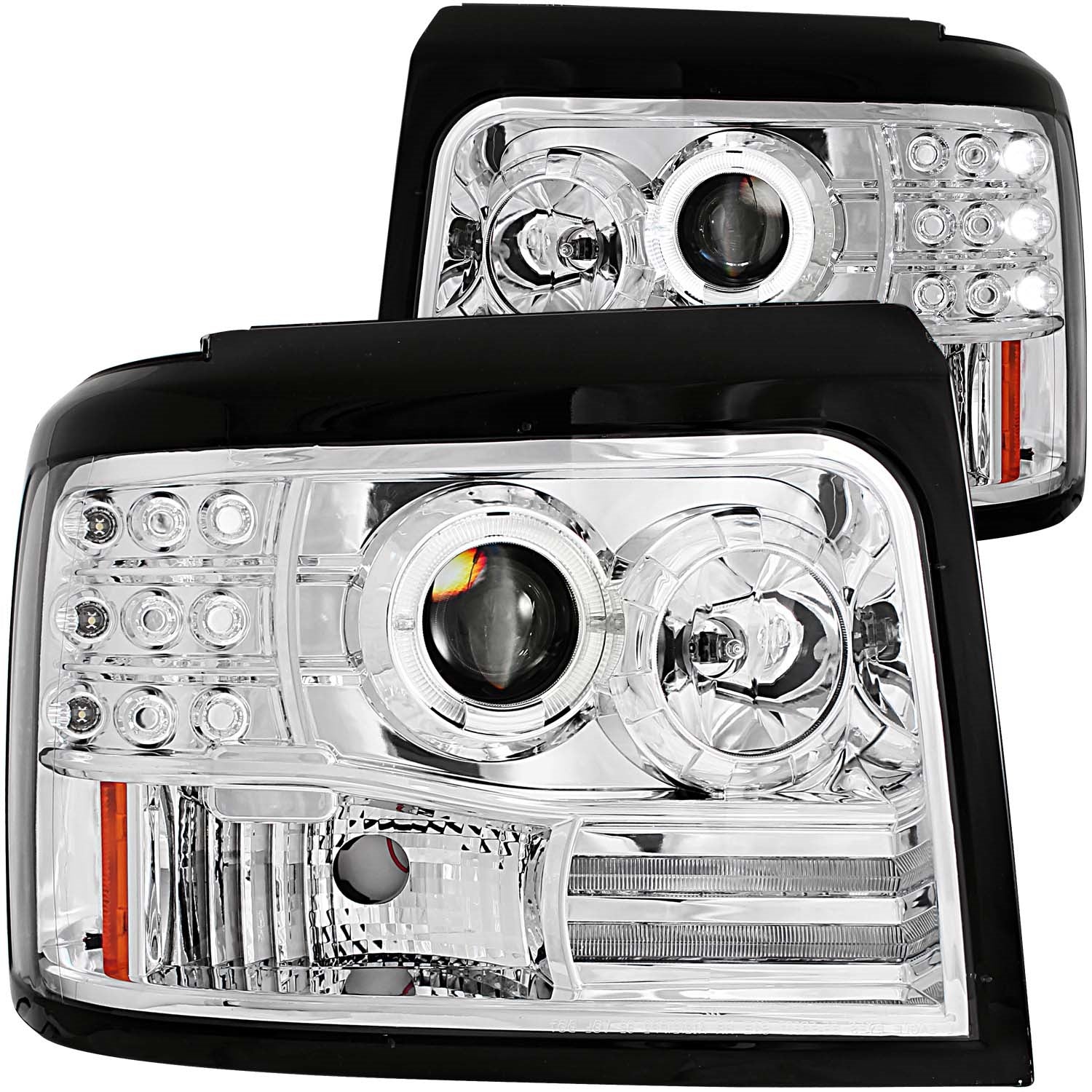ANZO USA 111183 Projector Headlight Set w/Halo ANZO USA 111183