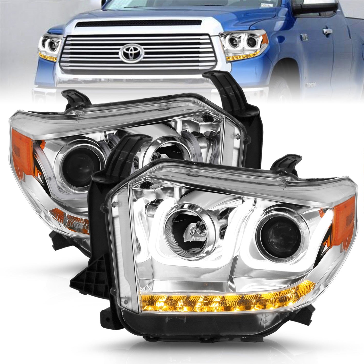 ANZO USA 111327 Projector Headlight Set ANZO USA 111327