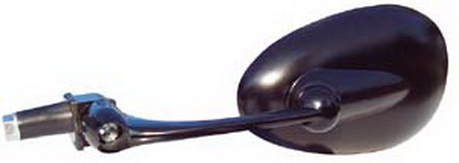 CIPA 11132 Deluxe ATV Handlebar Mirror; Bar-End Mount; Black; Retail Box; CIPA 11132