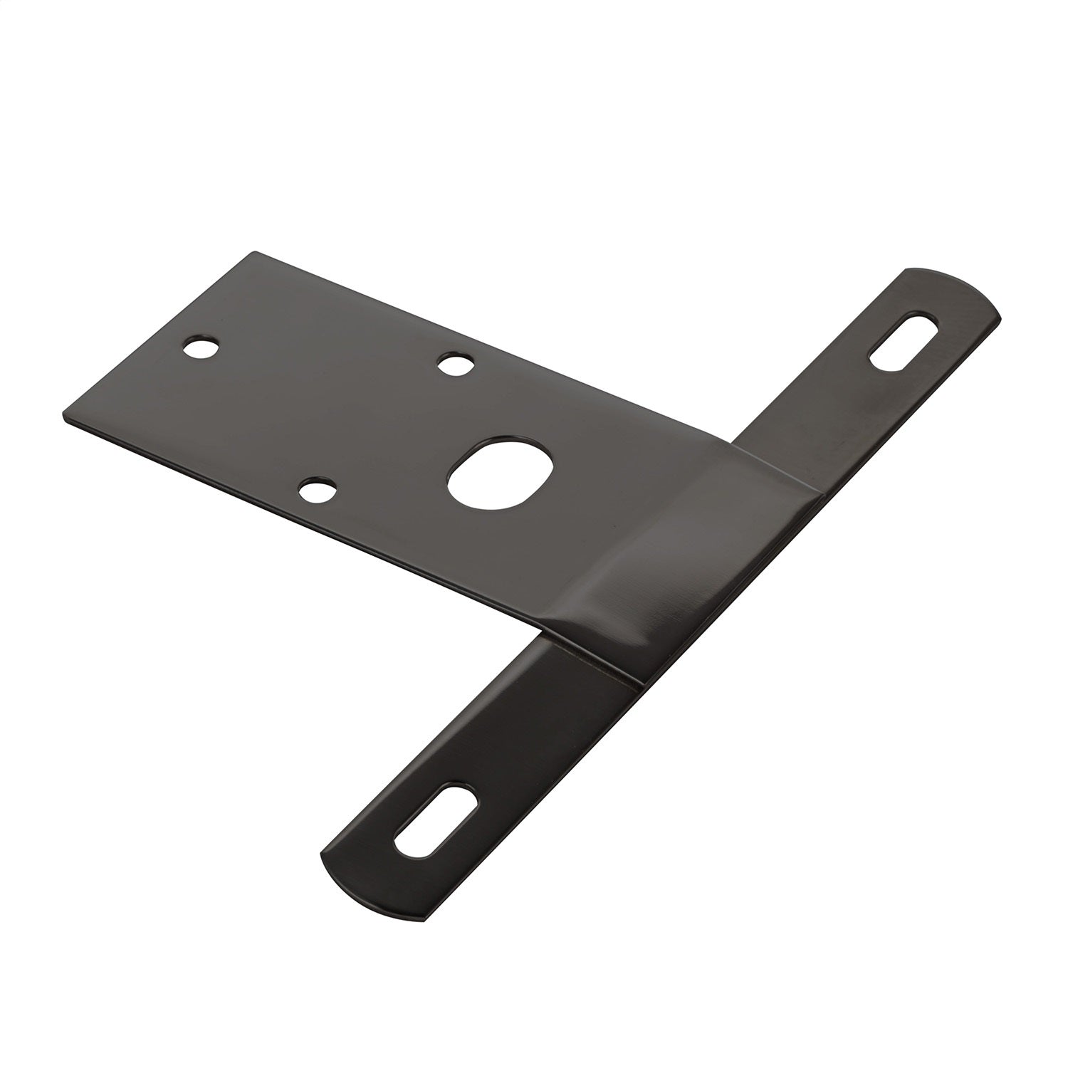 Omix 11136.03 License Plate Bracket; Rear; Black; Omix 11136.03
