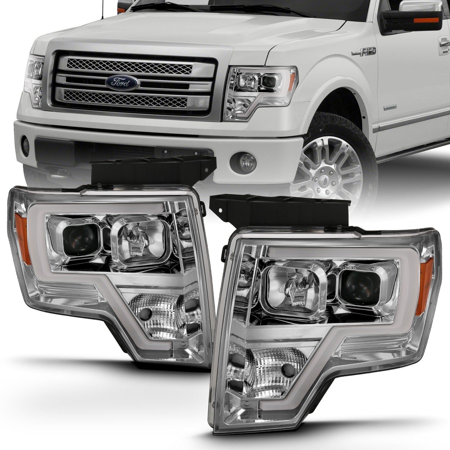 ANZO USA 111444 Projector Headlight Set ANZO USA 111444