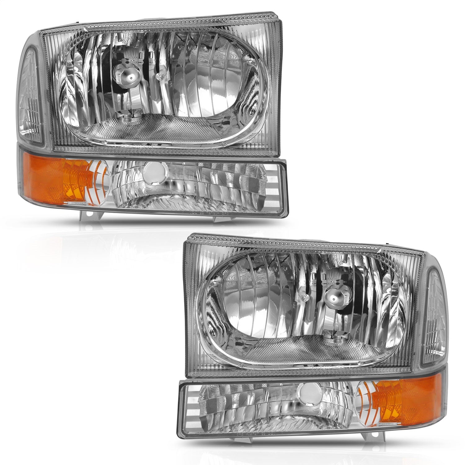 ANZO USA 111458 Crystal Headlight Set ANZO USA 111458