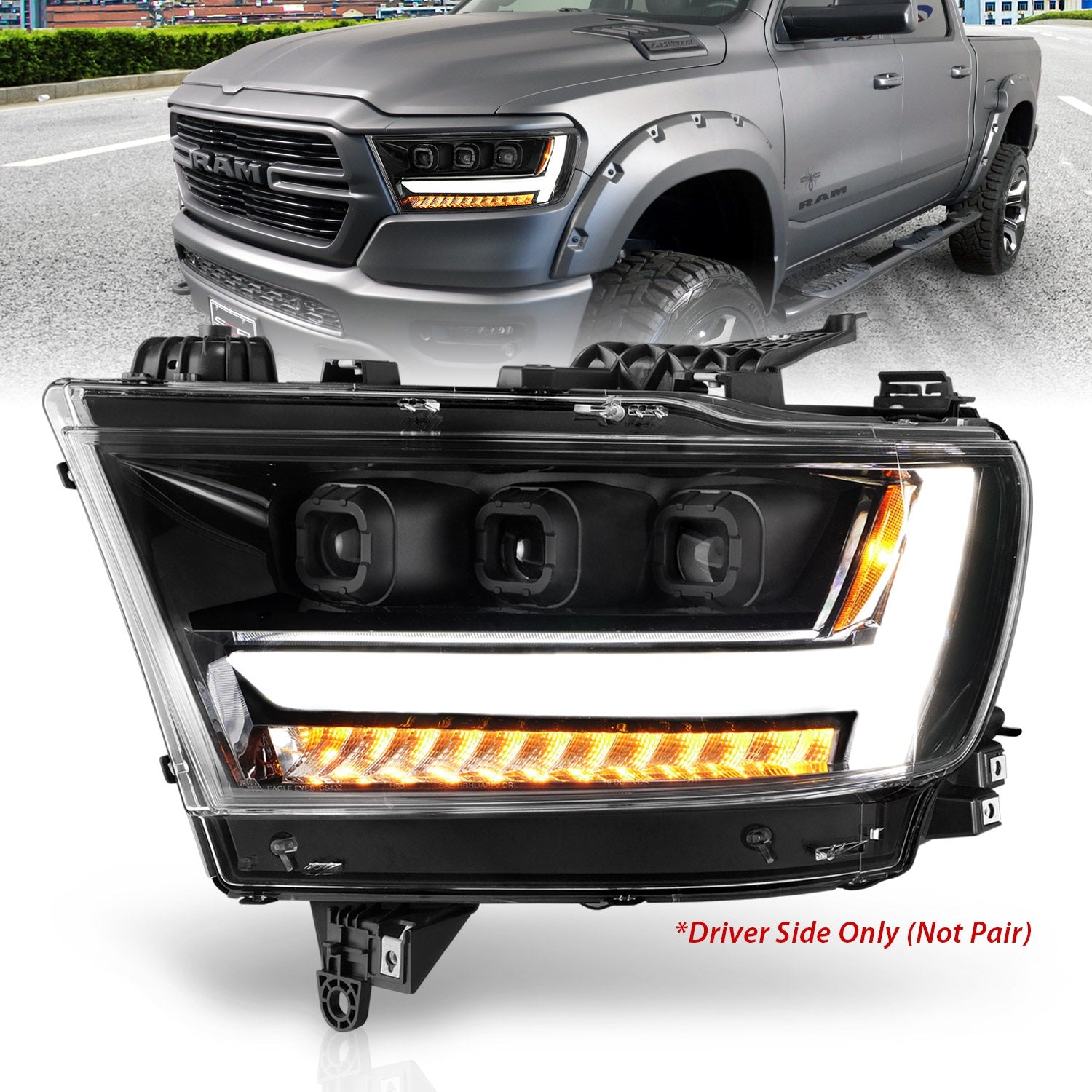 ANZO USA 111494-L LED Projector Headlight ANZO USA 111494-L