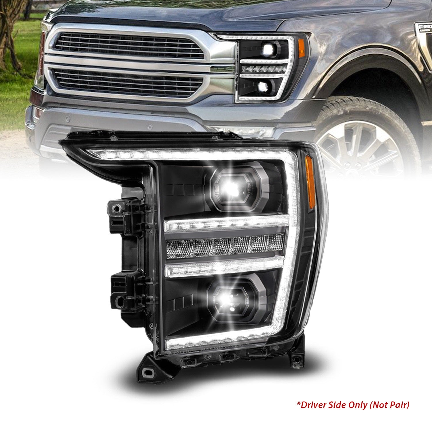 ANZO USA 111594-L LED Projector Headlight ANZO USA 111594-L