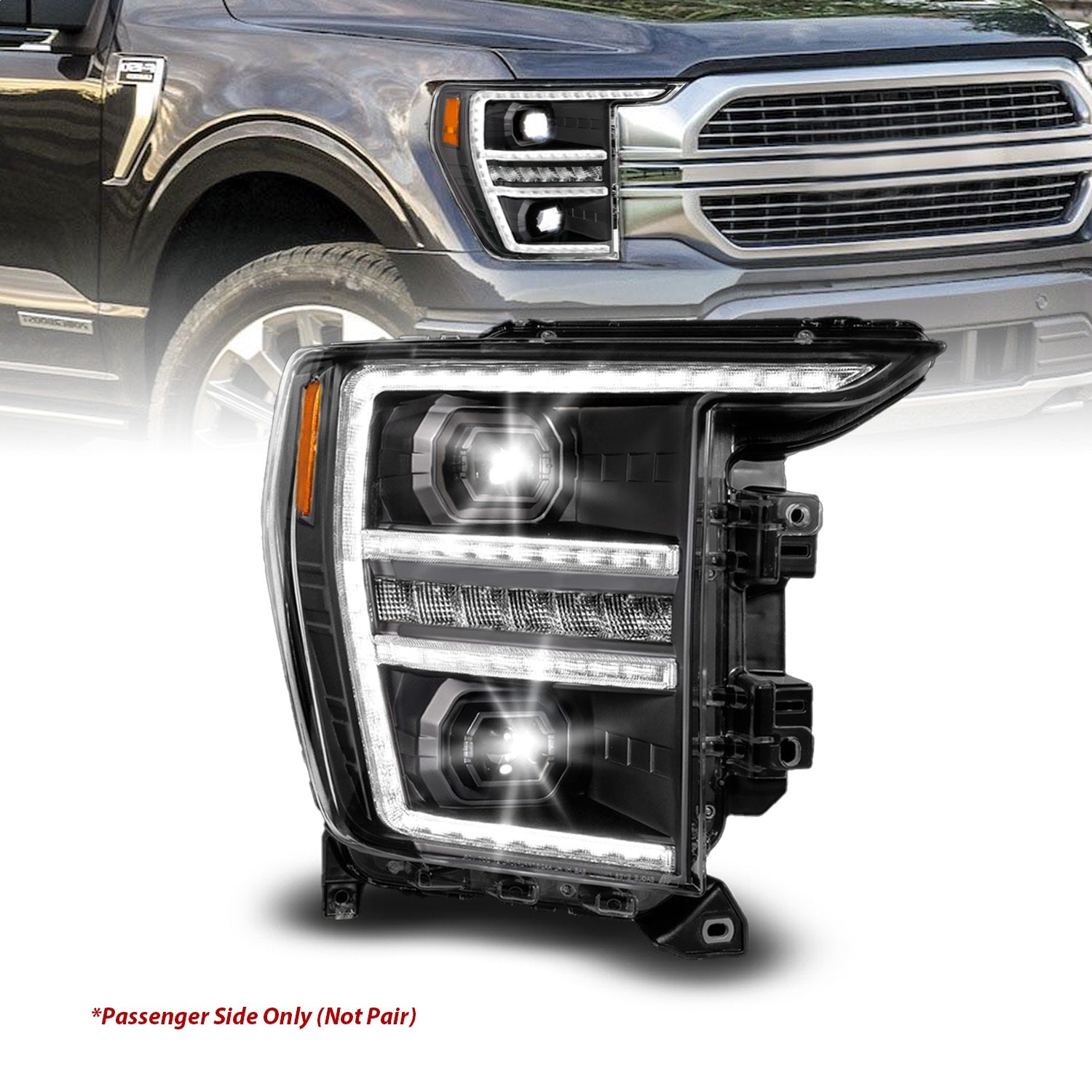 ANZO USA 111594-R LED Projector Headlight ANZO USA 111594-R