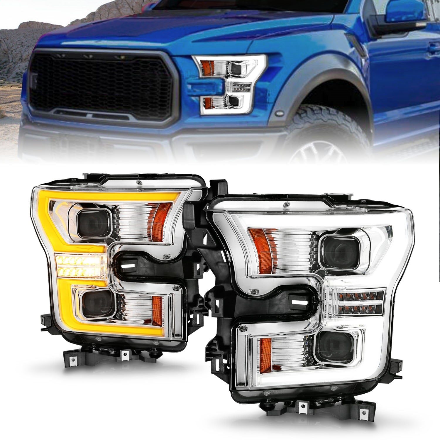 ANZO USA 111605 LED Projector Headlight ANZO USA 111605