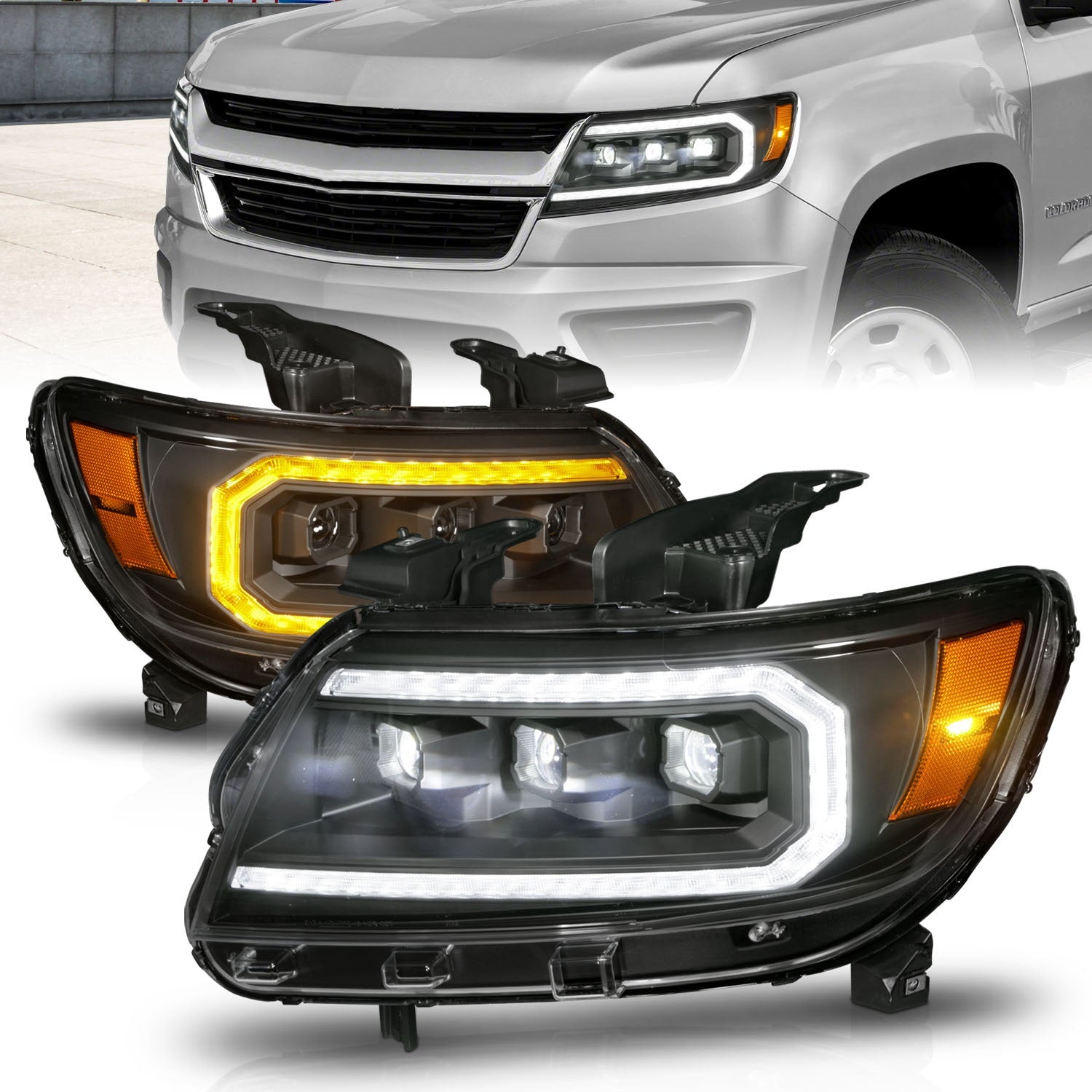 ANZO USA 111615 LED Projector Headlight ANZO USA 111615