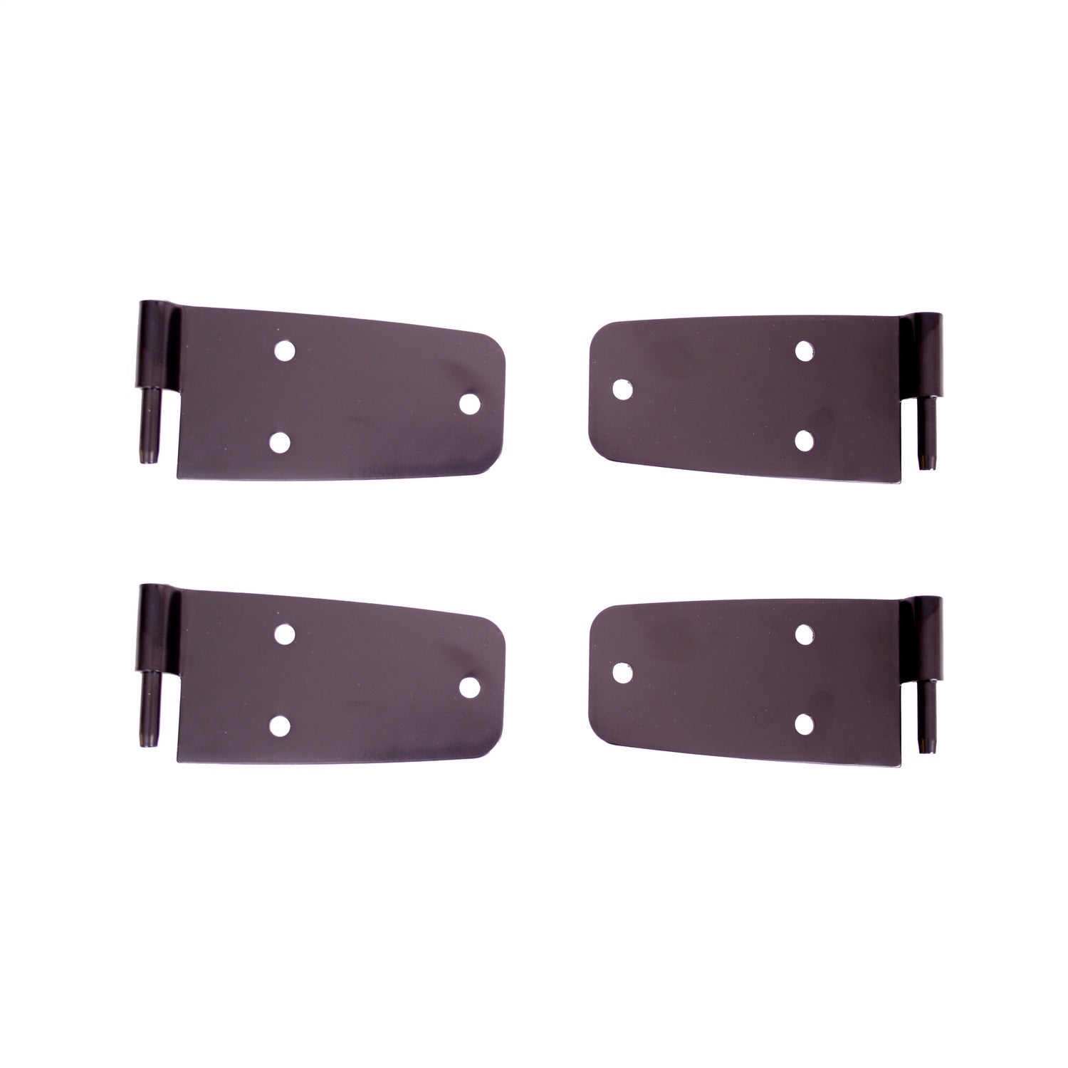 Rugged Ridge 11202.02 Door Hinge Kit; Front; For Use w/Full Hard Doors; 4 pc; Black; Rugged Ridge 11202.02