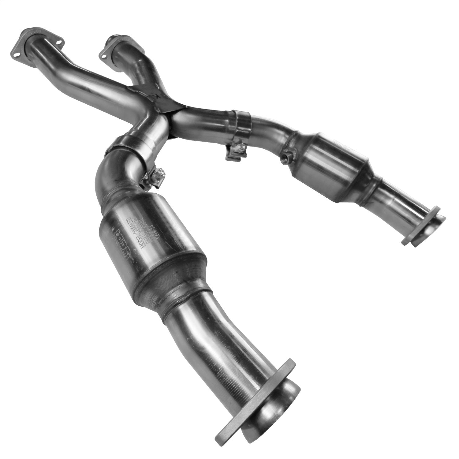 Kooks Custom Headers 11203260 3in. x 3in. SS Catted X-Pipe. 1999-2004 Mustang. (Does Not Connect to OEM) Kooks Custom Headers 11203260