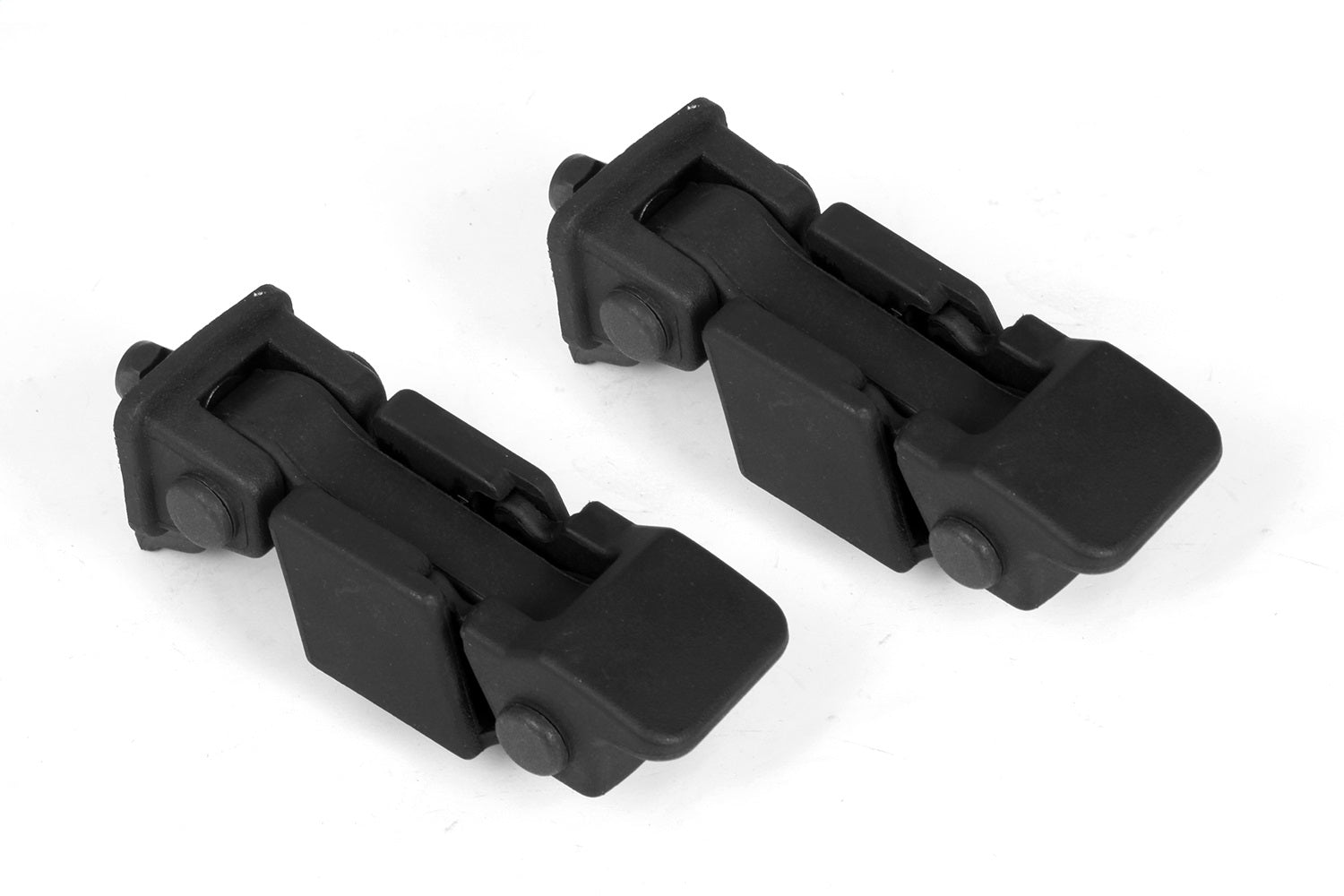 Omix 11210.16 Hood Latch And Catch Bracket Assembly; Pair; Replacement; Black; Omix 11210.16