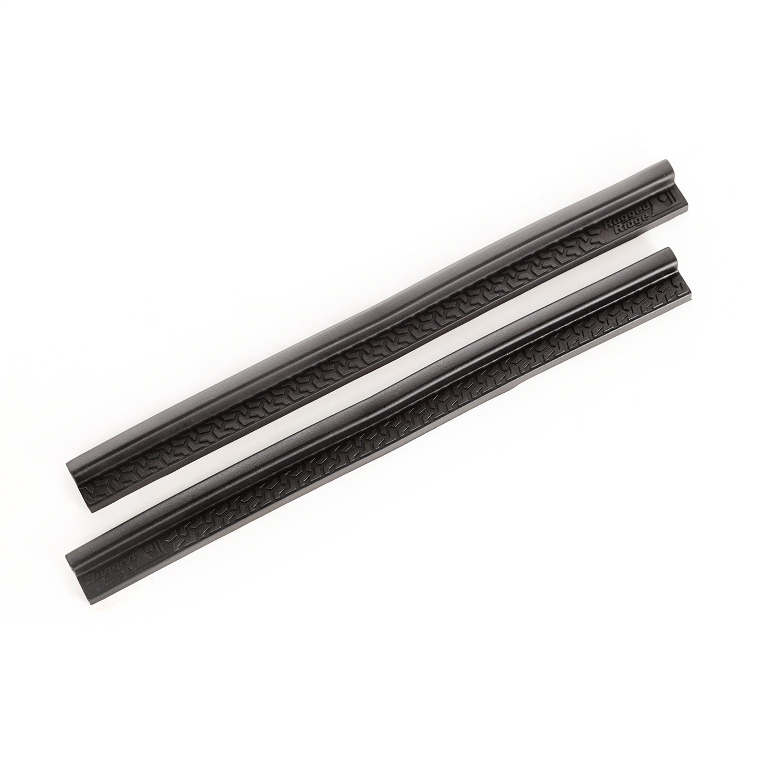 Rugged Ridge 11216.22 All Terrain Entry Guard Kit; Front; Black; Thermoplastic; Rugged Ridge 11216.22