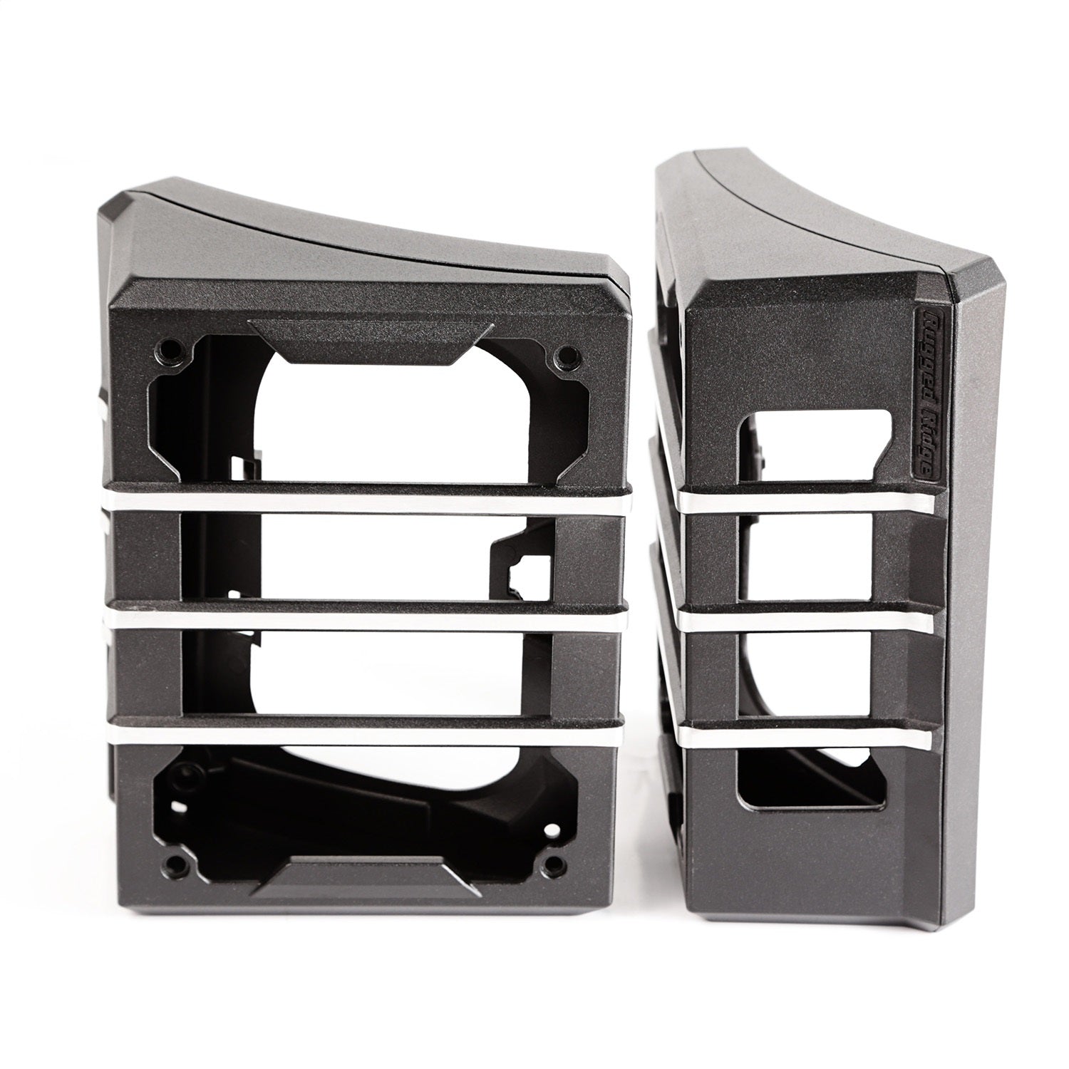 Rugged Ridge 11226.04 Elite Tail Light Guards; Pair; Brushed Black; Rugged Ridge 11226.04