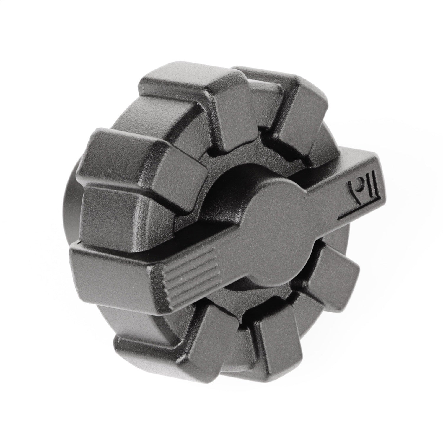 Rugged Ridge 11229.10 Elite Aluminum Fuel Cap; Black; Aluminum; Rugged Ridge 11229.10