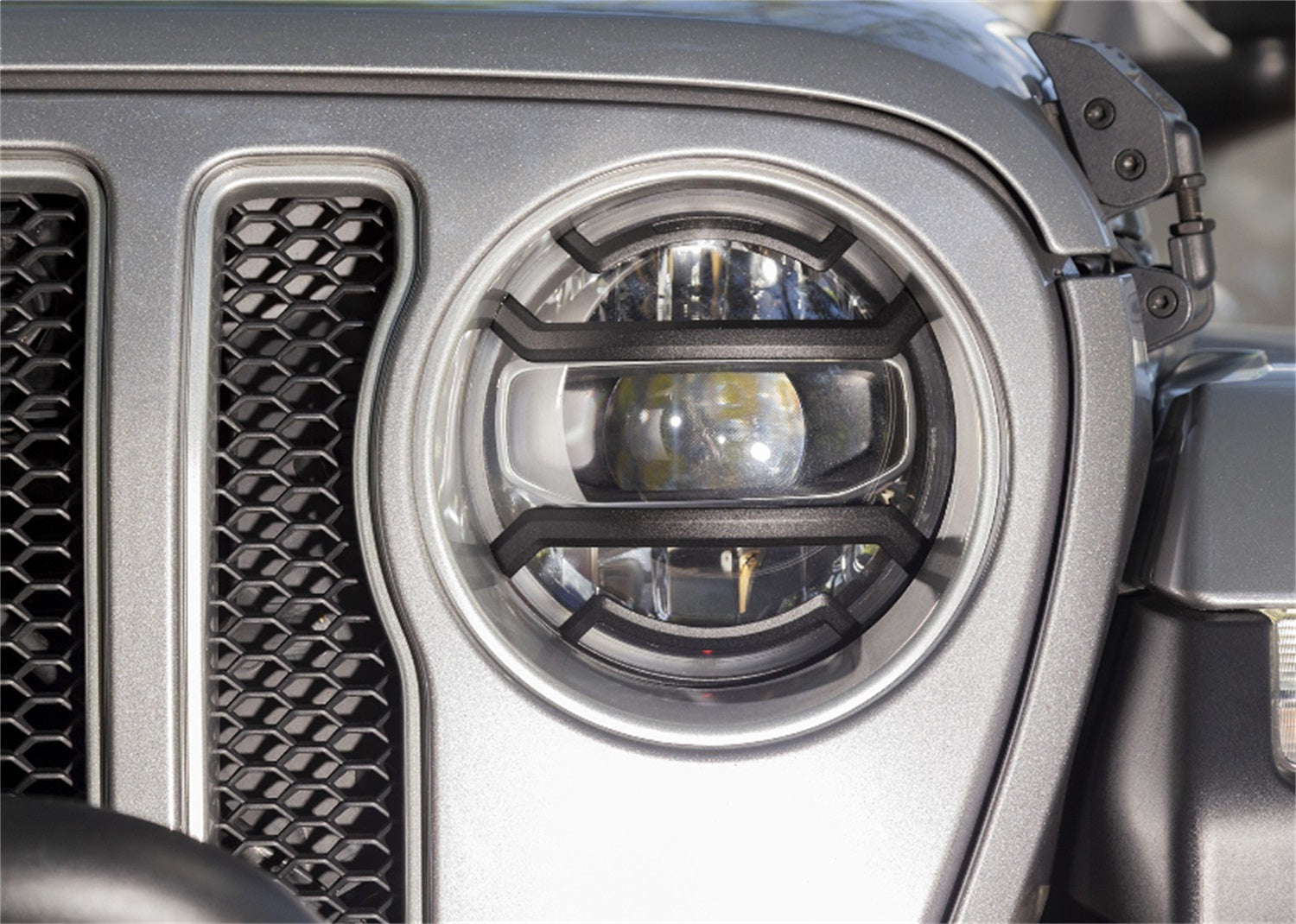 Rugged Ridge 11230.21 Elite Headlight Guards; Black; Rugged Ridge 11230.21