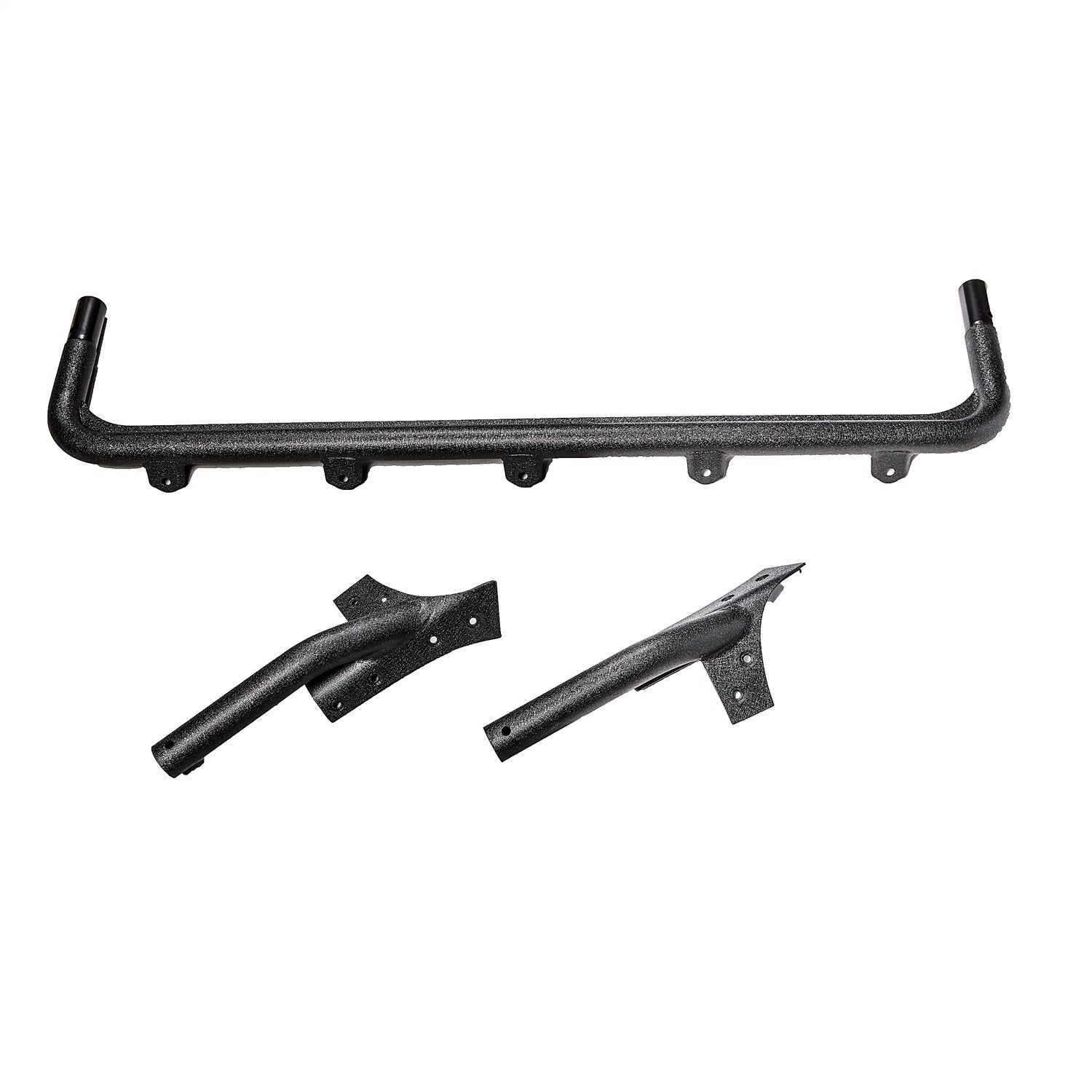 Rugged Ridge 11232.21 Light Bar; Windshield Frame; Textured Black; Rugged Ridge 11232.21