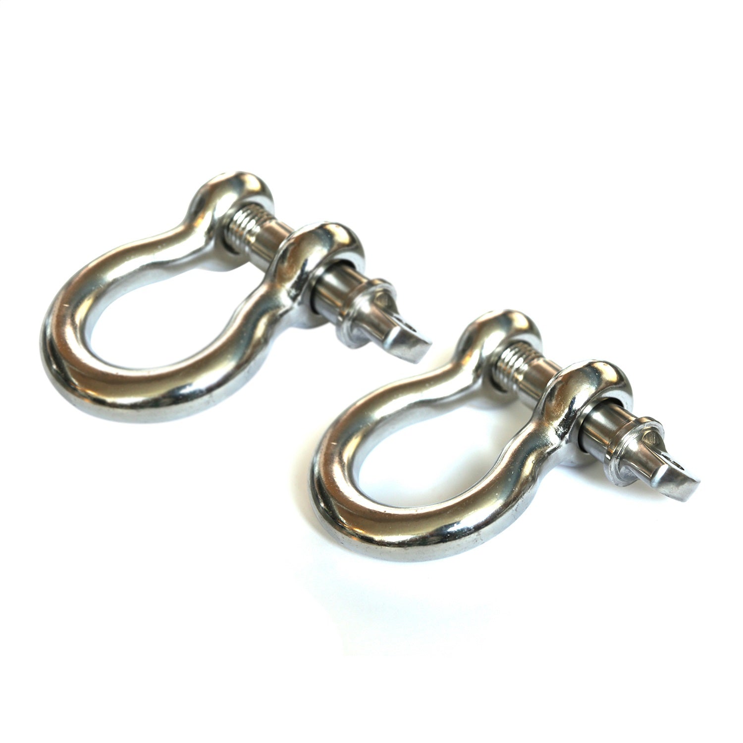Rugged Ridge 11235.05 D-Ring; 3/4 in.; Pair; 9500 lbs.; Stainless Steel; Rugged Ridge 11235.05