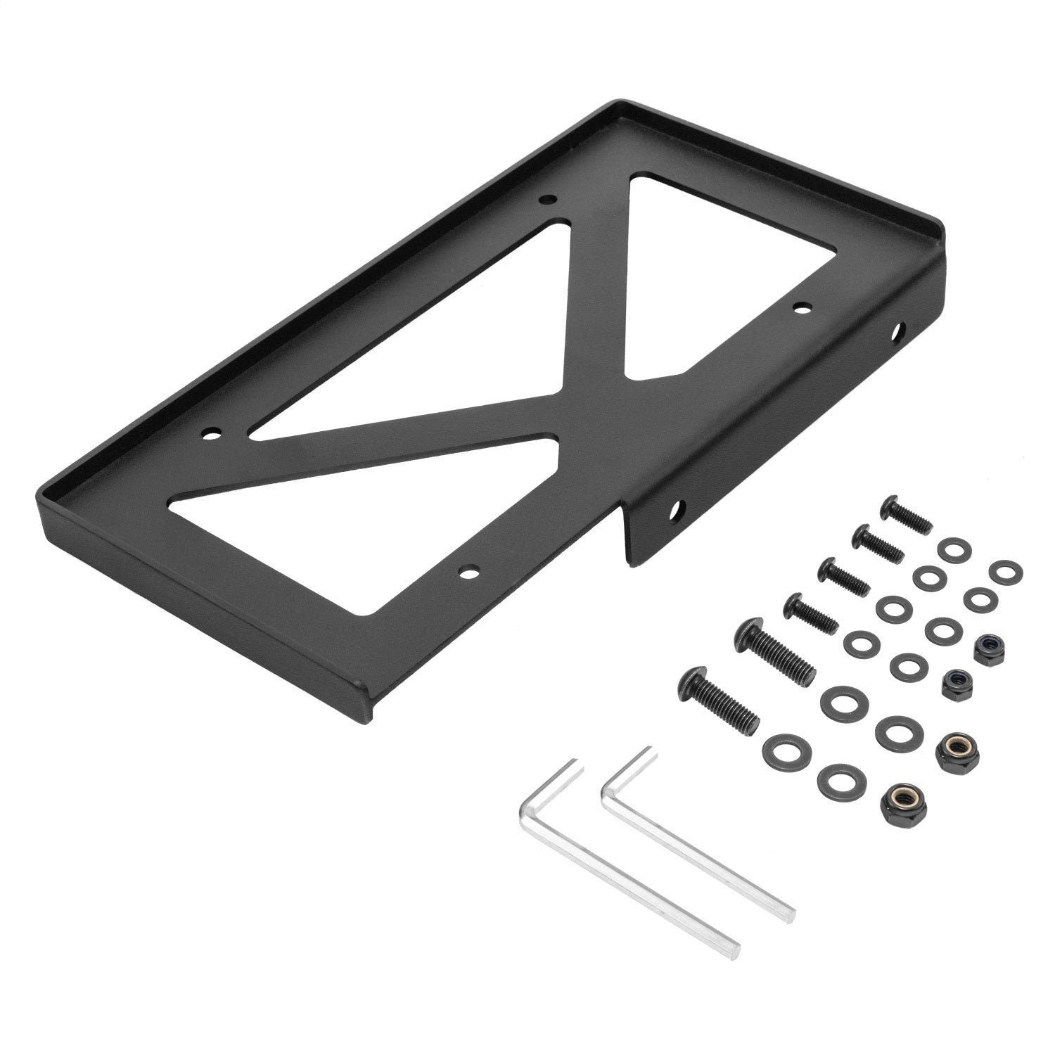 Rugged Ridge 11238.15 License Plate Holder; Rear Bumper; Rugged Ridge 11238.15