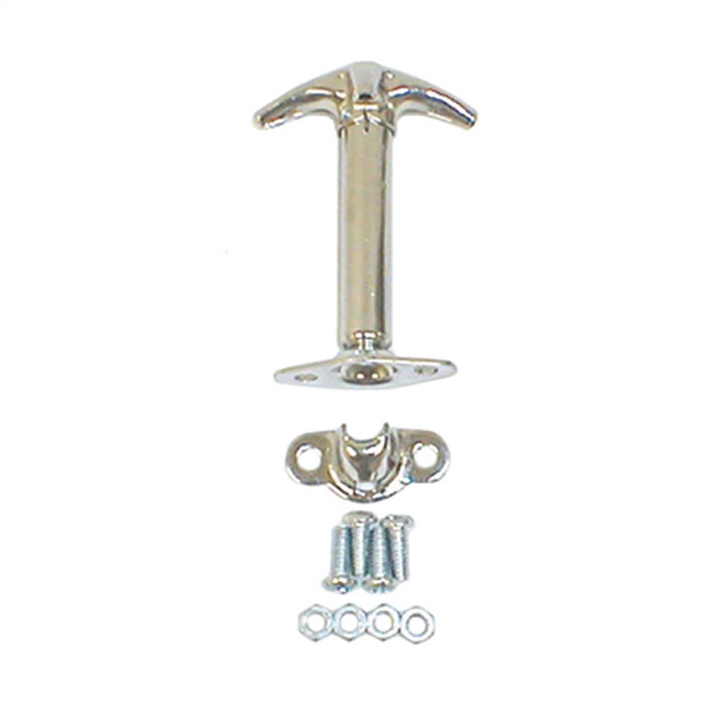 Rugged Ridge 11302.02 Hood Catch Kit; Chrome; Rugged Ridge 11302.02