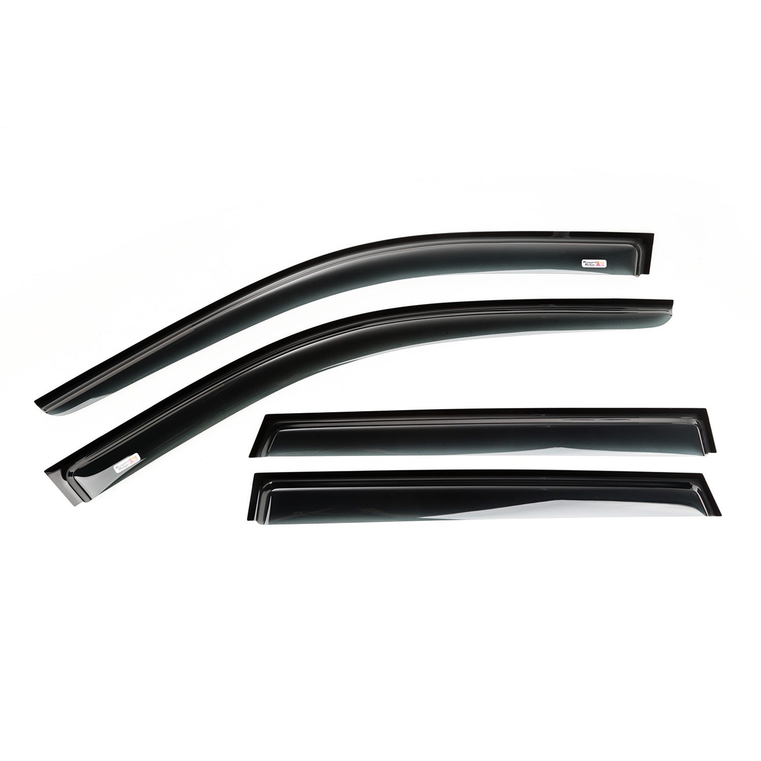 Rugged Ridge 11349.13 Window Visor; 4 pc. Set; Black; Rugged Ridge 11349.13