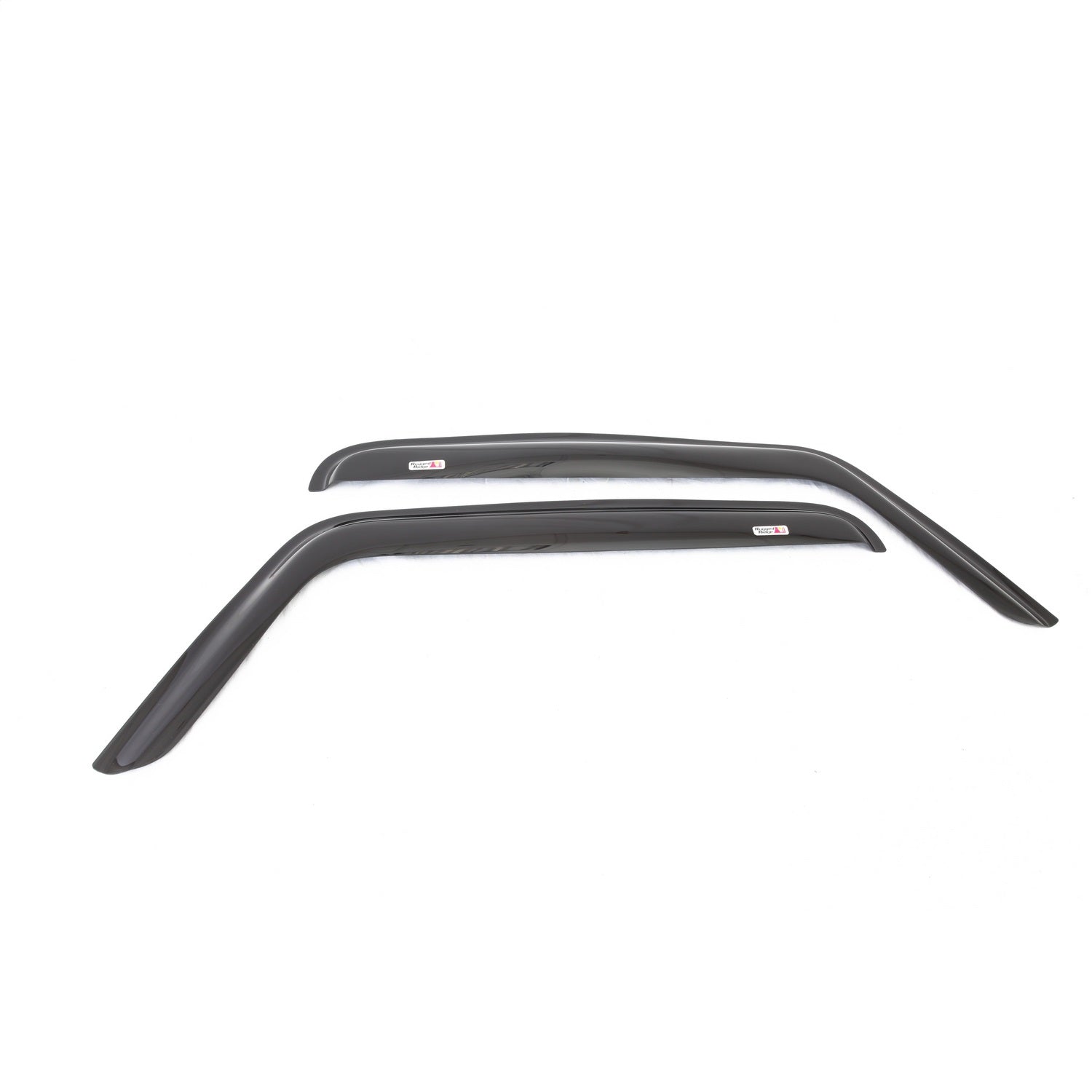 Rugged Ridge 11351.10 Side Window Vent; Front; 2 pc.; Smoked Acrylic; Rugged Ridge 11351.10