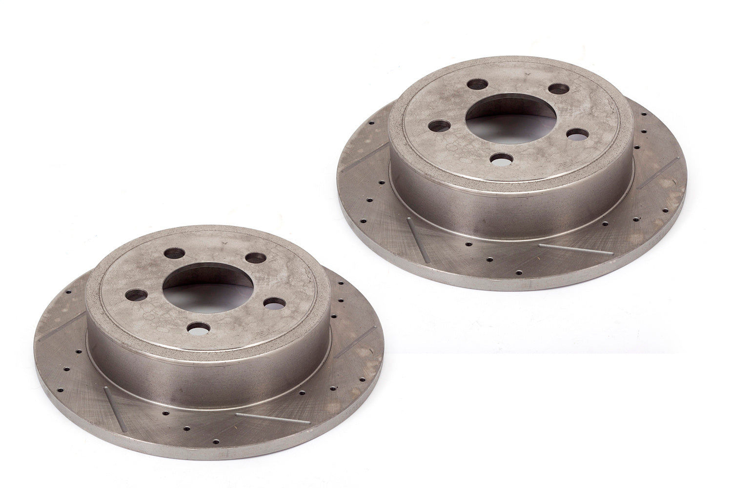 Alloy USA 11354 Disc Brake Rotor; Rear; 12in. Slotted/Cross Drilled; Pair; Alloy USA 11354