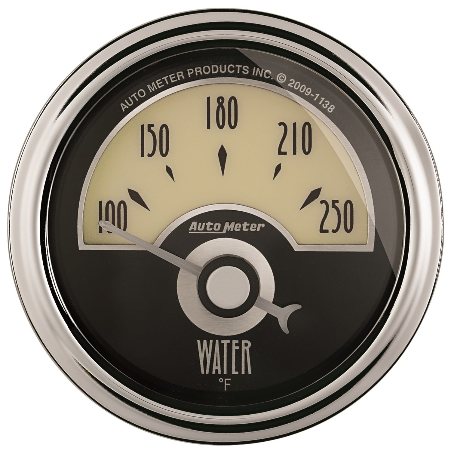 AutoMeter 1136 GAUGE; WATER TEMP; 2 1/16in.; 250deg.F; ELEC; CRUISER AD AutoMeter 1136