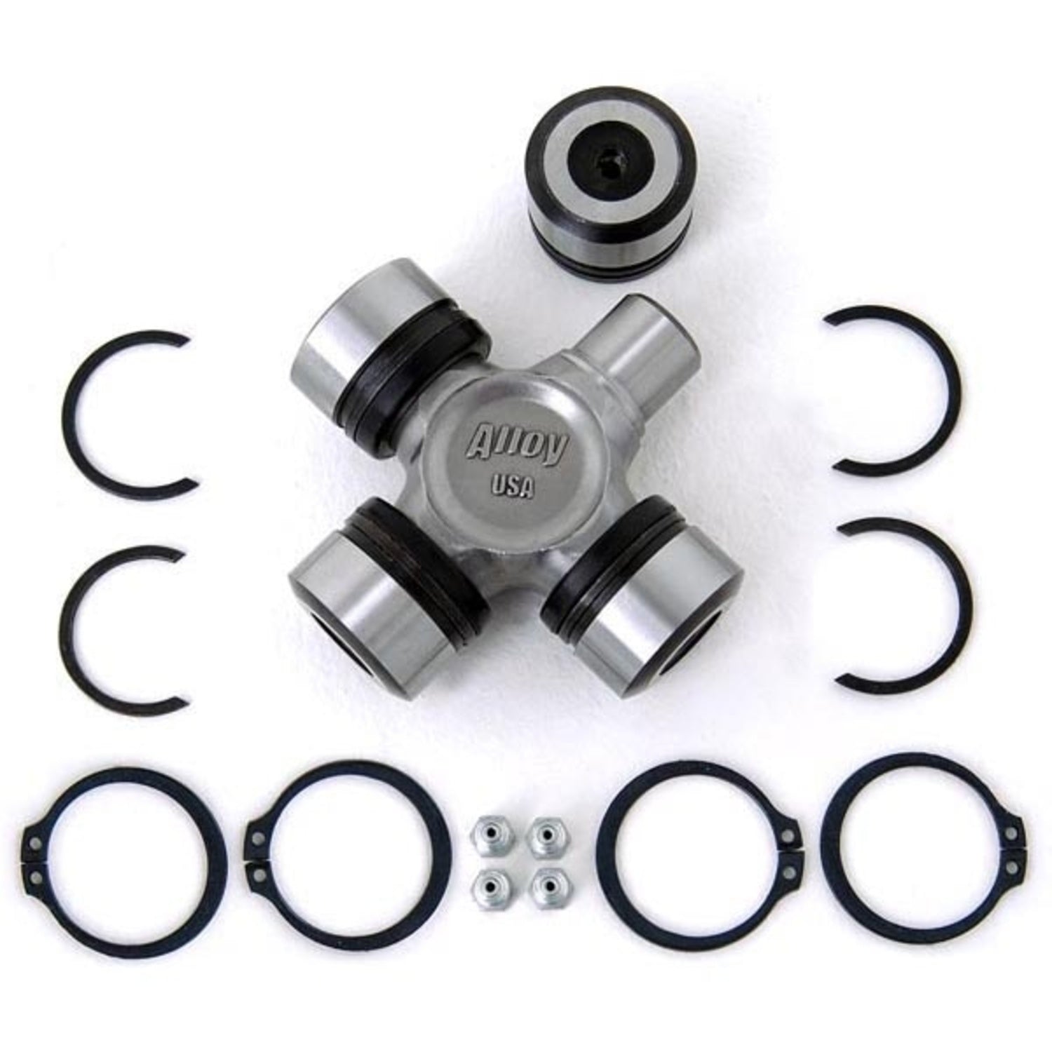 Alloy USA 11500 Alloy USA U-Joint; Complete; Heavy Duty; Incl. Bearings; 760 Style; Alloy USA 11500