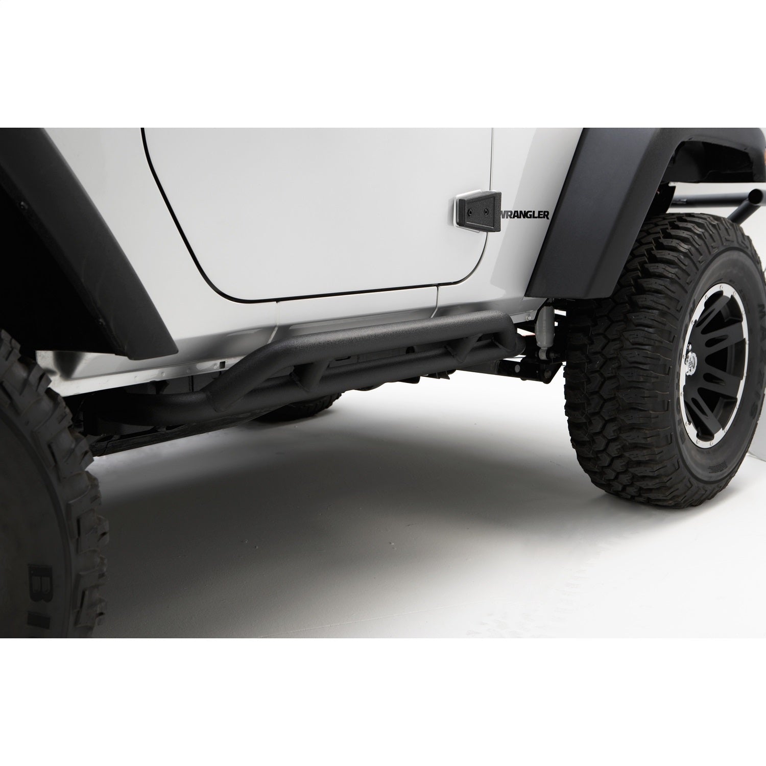 Rugged Ridge 11504.23 RRC Rocker Guard; Textured Black; Pair; Rugged Ridge 11504.23